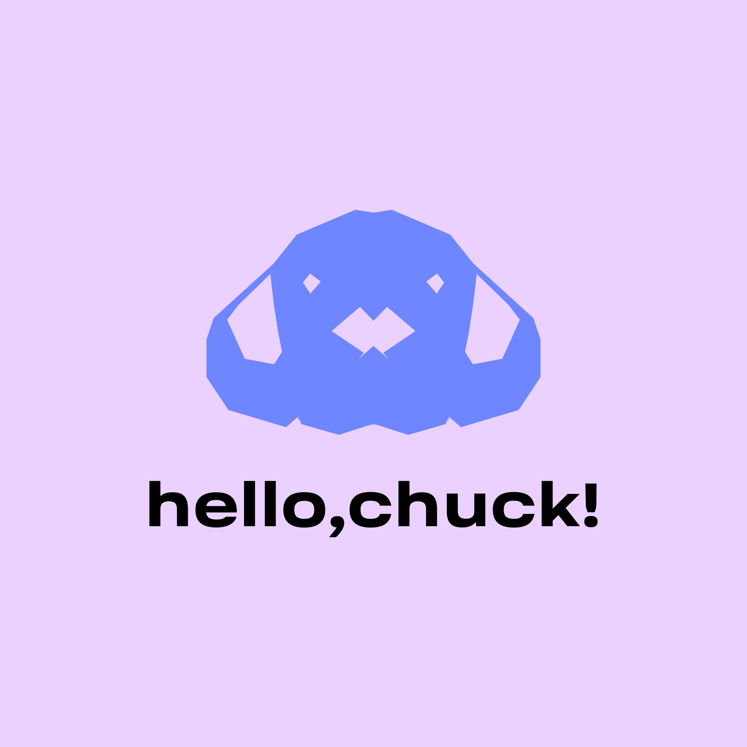 Company logo «hello,chuck!»