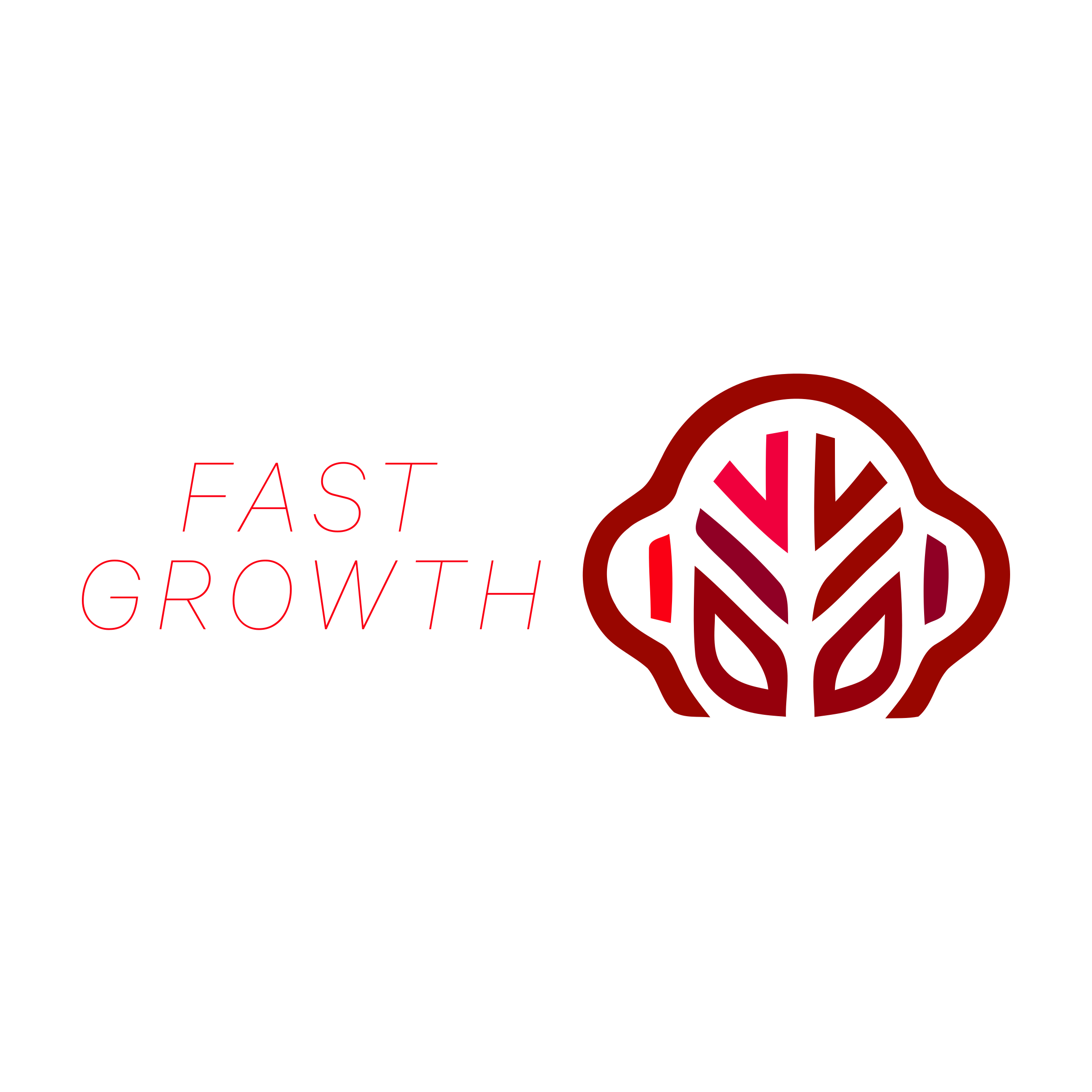 Логотип компании «fast growth»