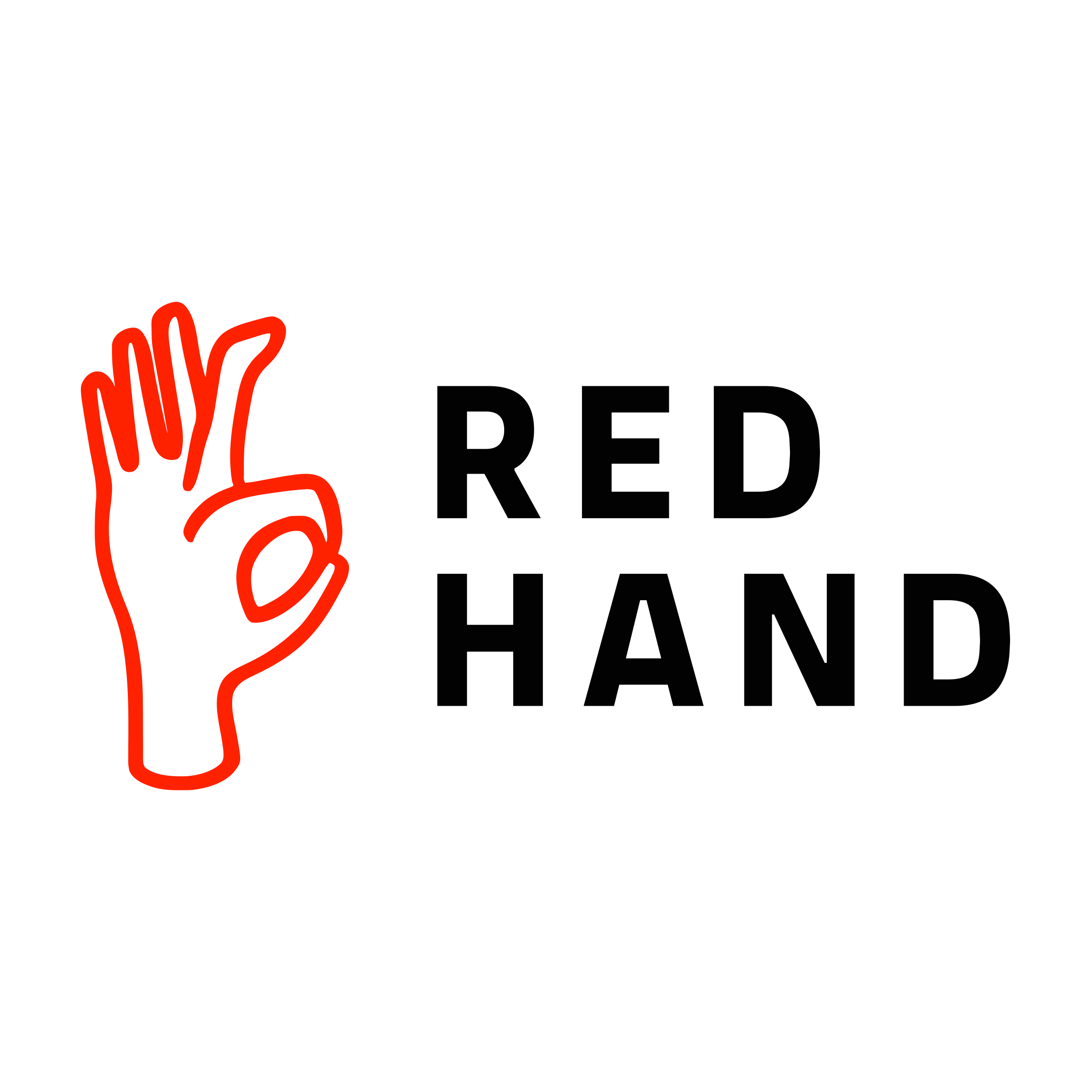 Логотип компании «RED HAND»