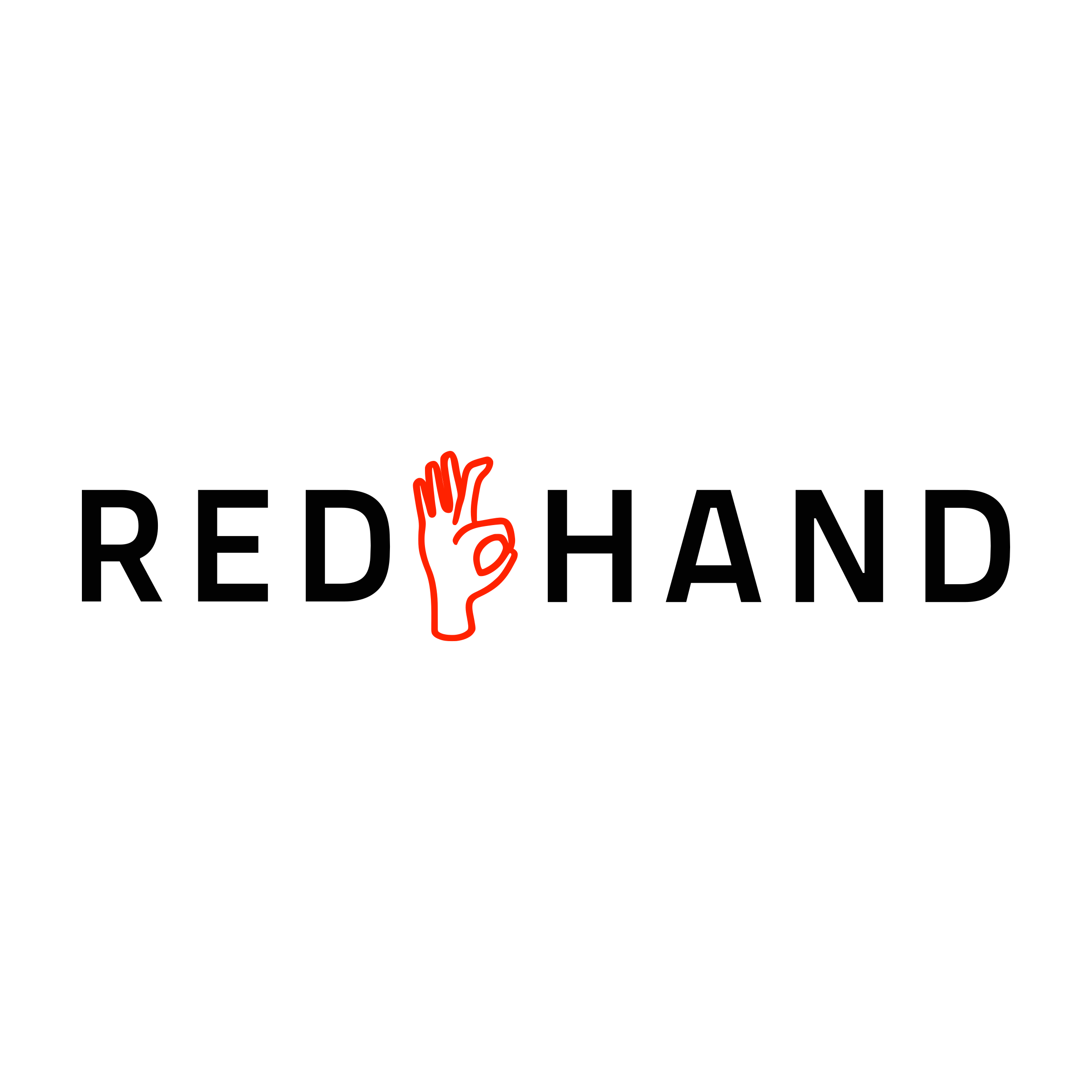 Логотип компании «RED HAND»