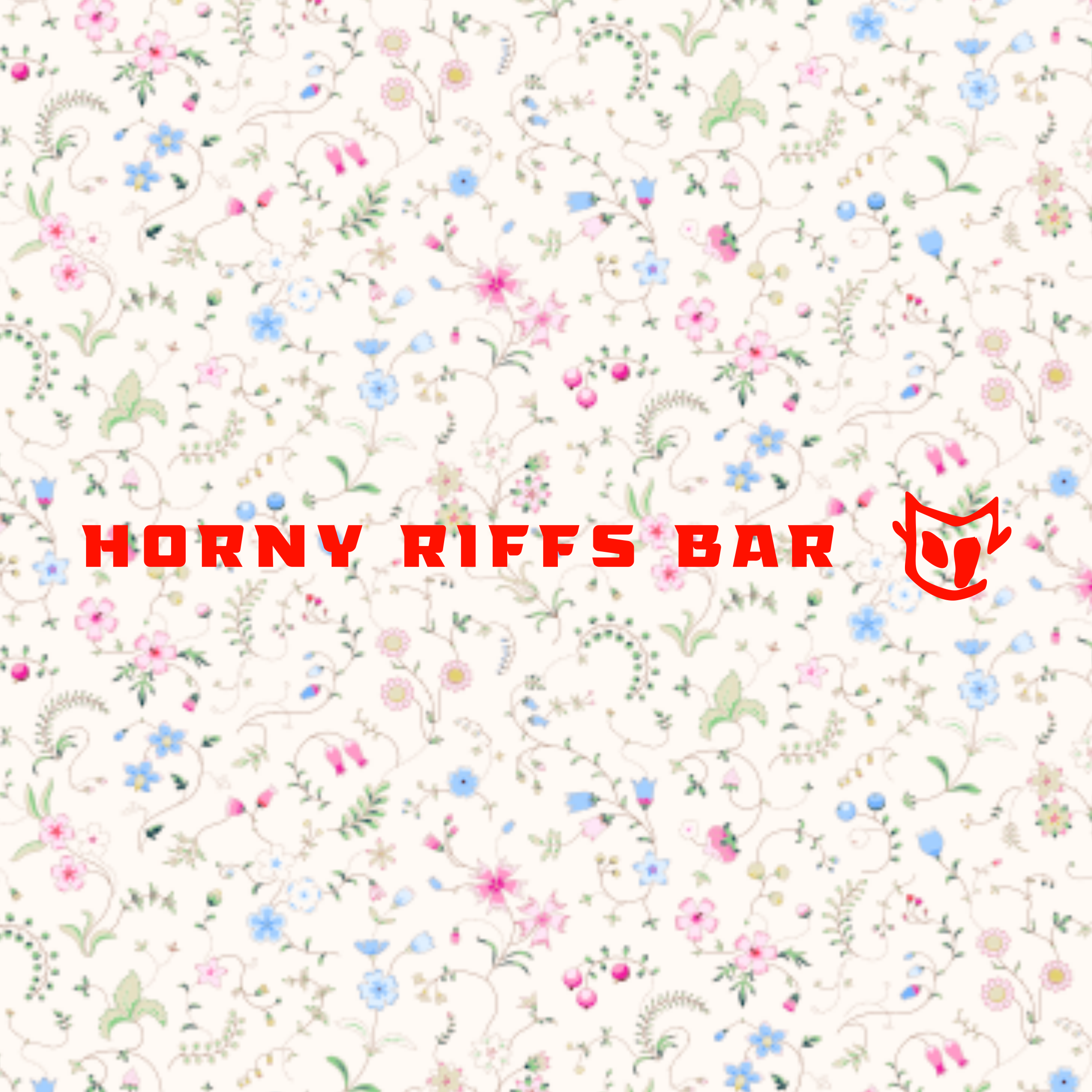 Логотип компании «Horny Riffs Bar»