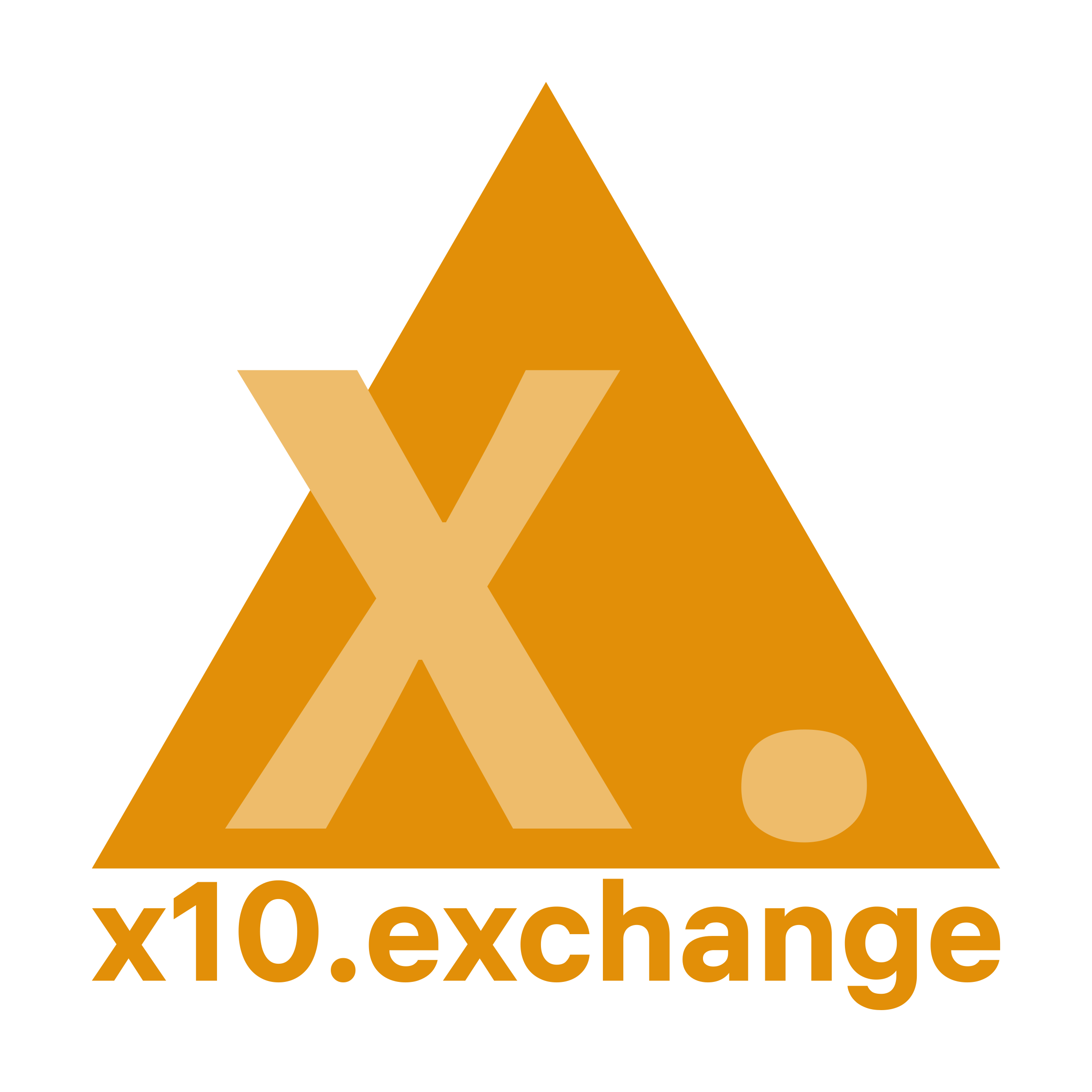 Логотип компании «x10.exchange»