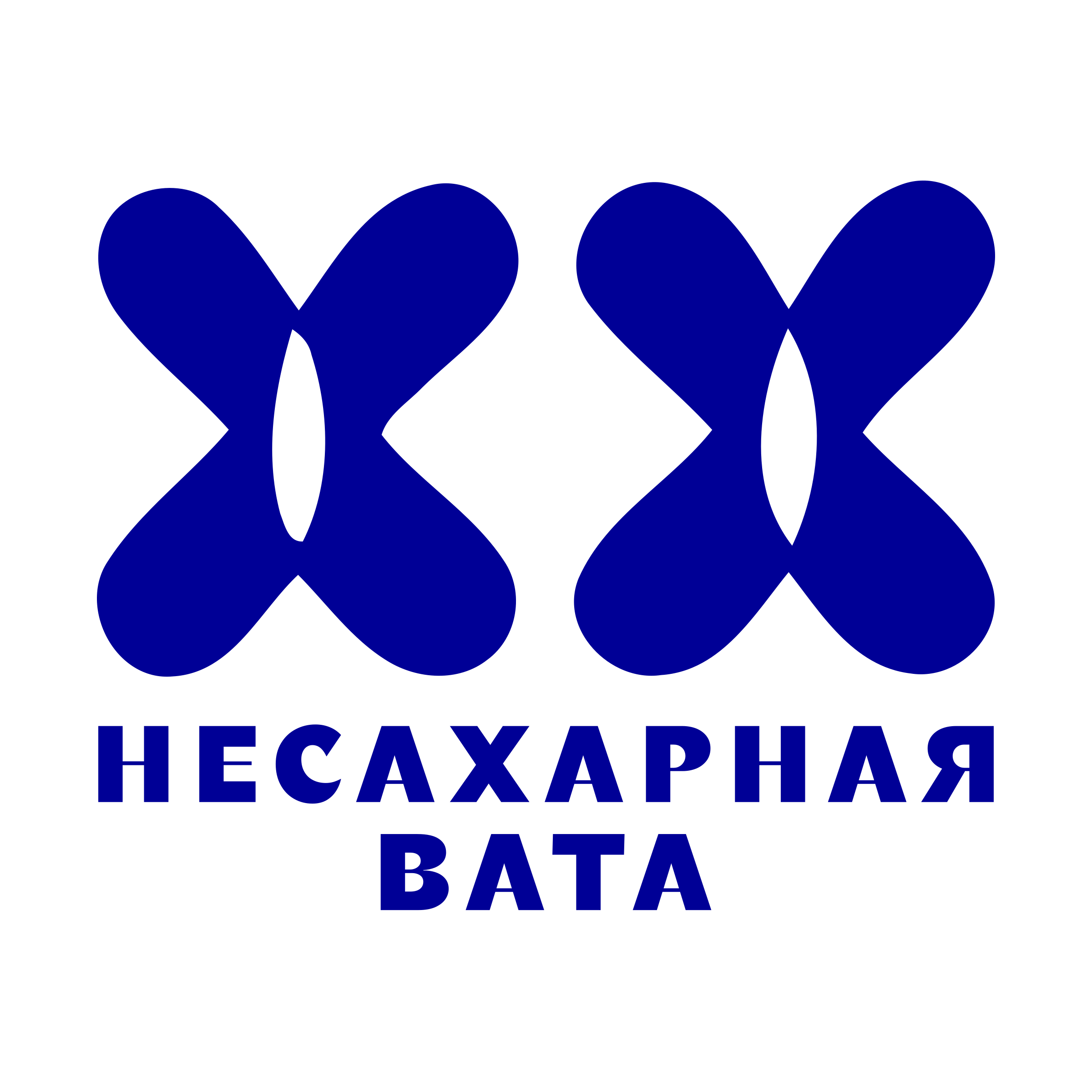 Логотип компании «Несахарная Вата»