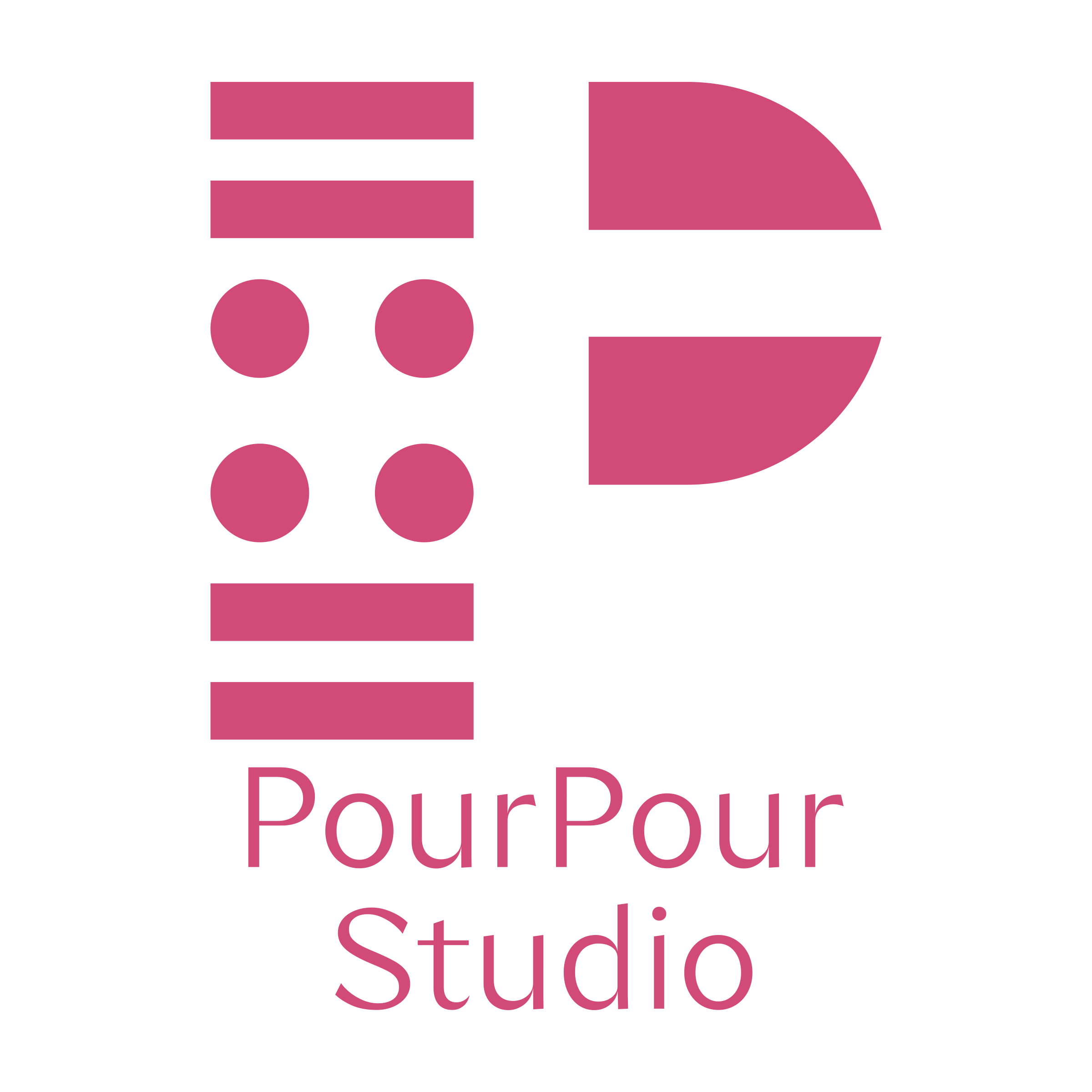 Логотип компании «PourPour Studio»