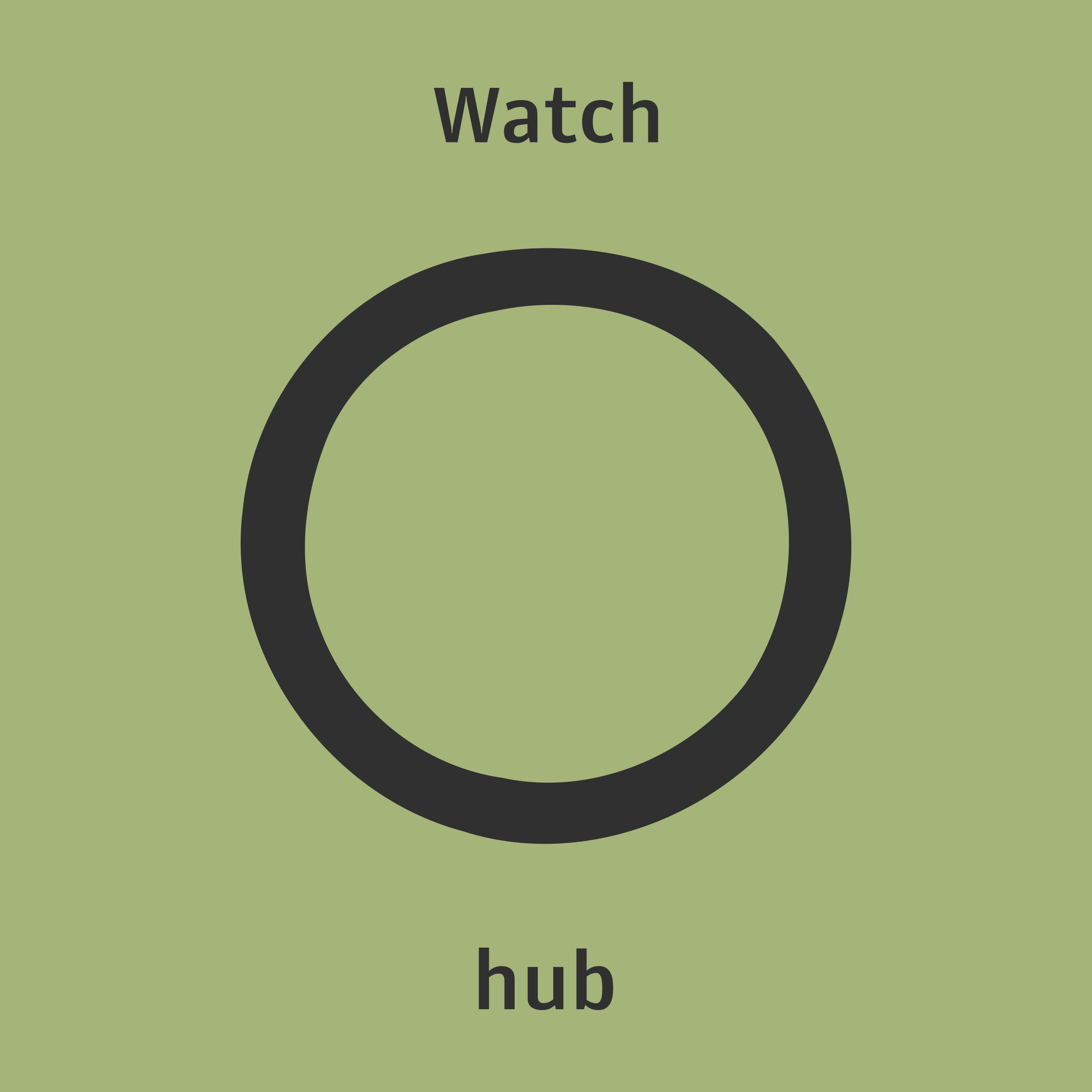 Company logo «Watch hub»