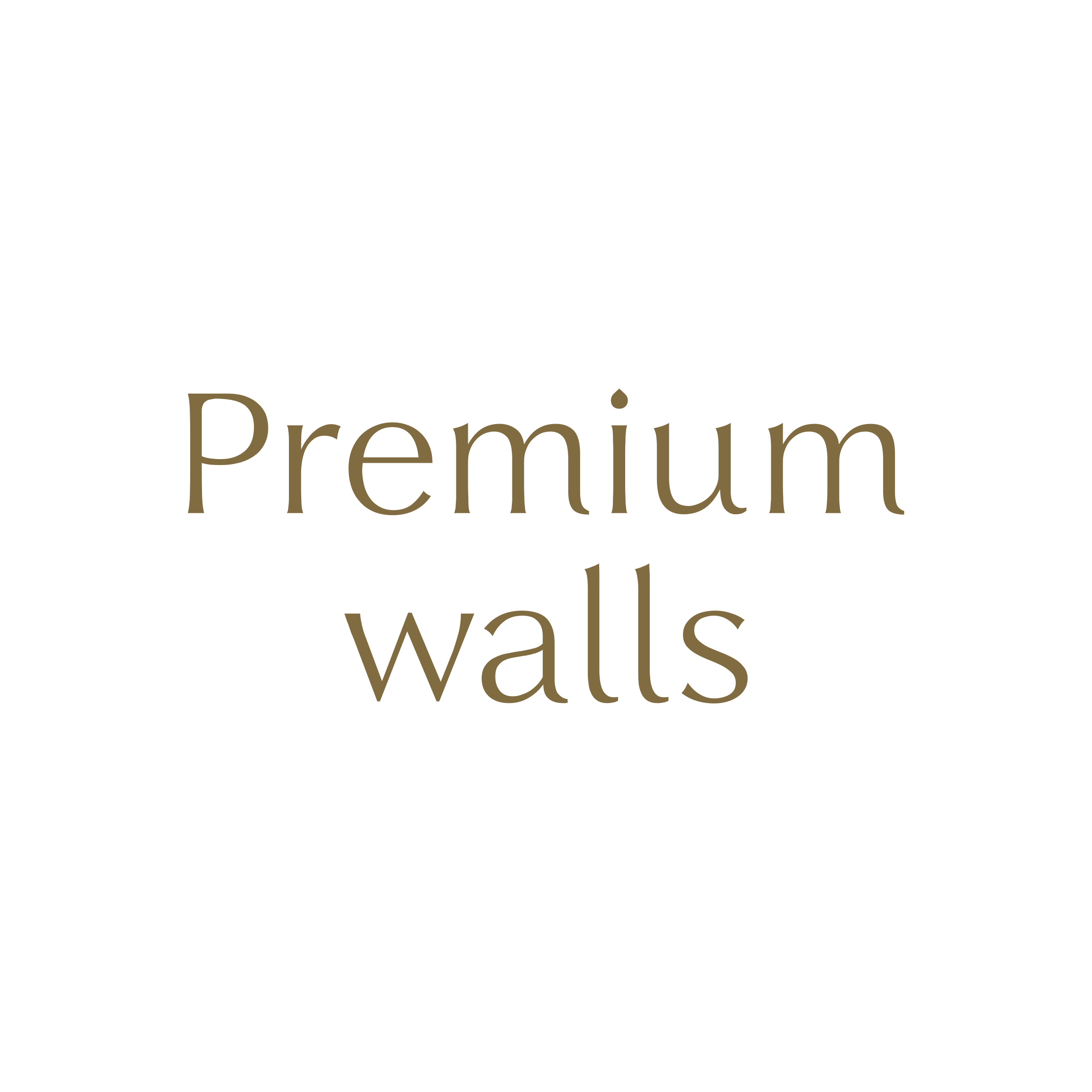 Company logo «Premium walls»