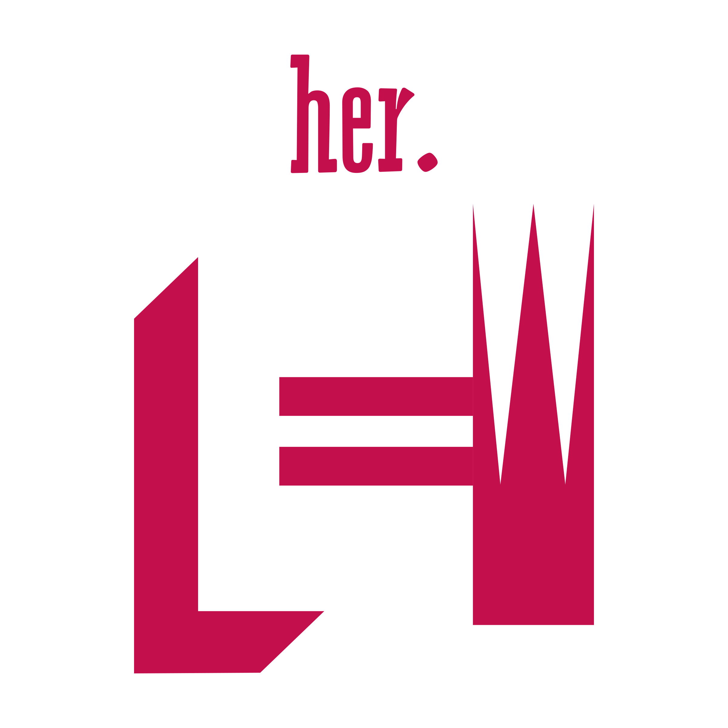 Логотип компании «her .»