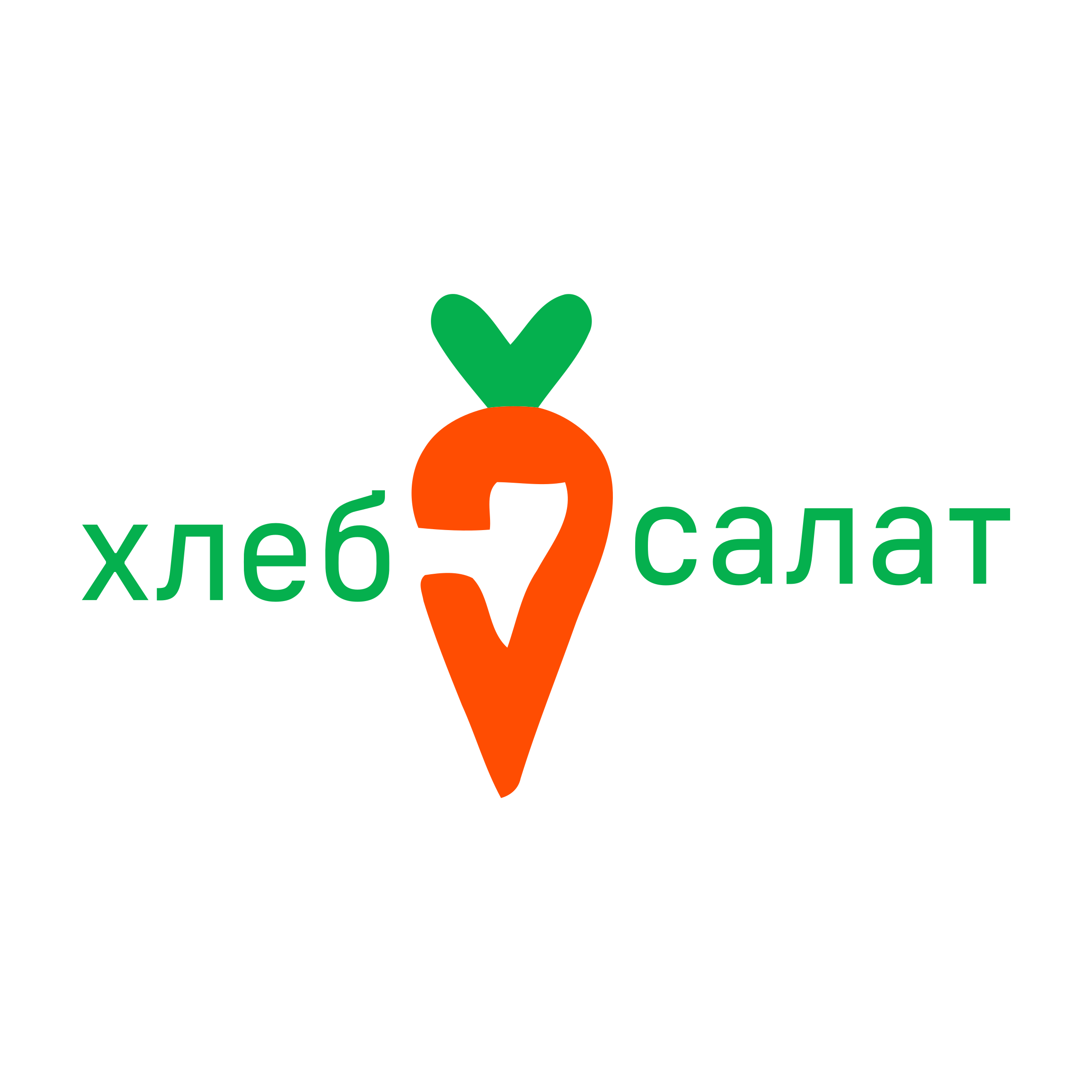 Логотип компании «хлеб салат»