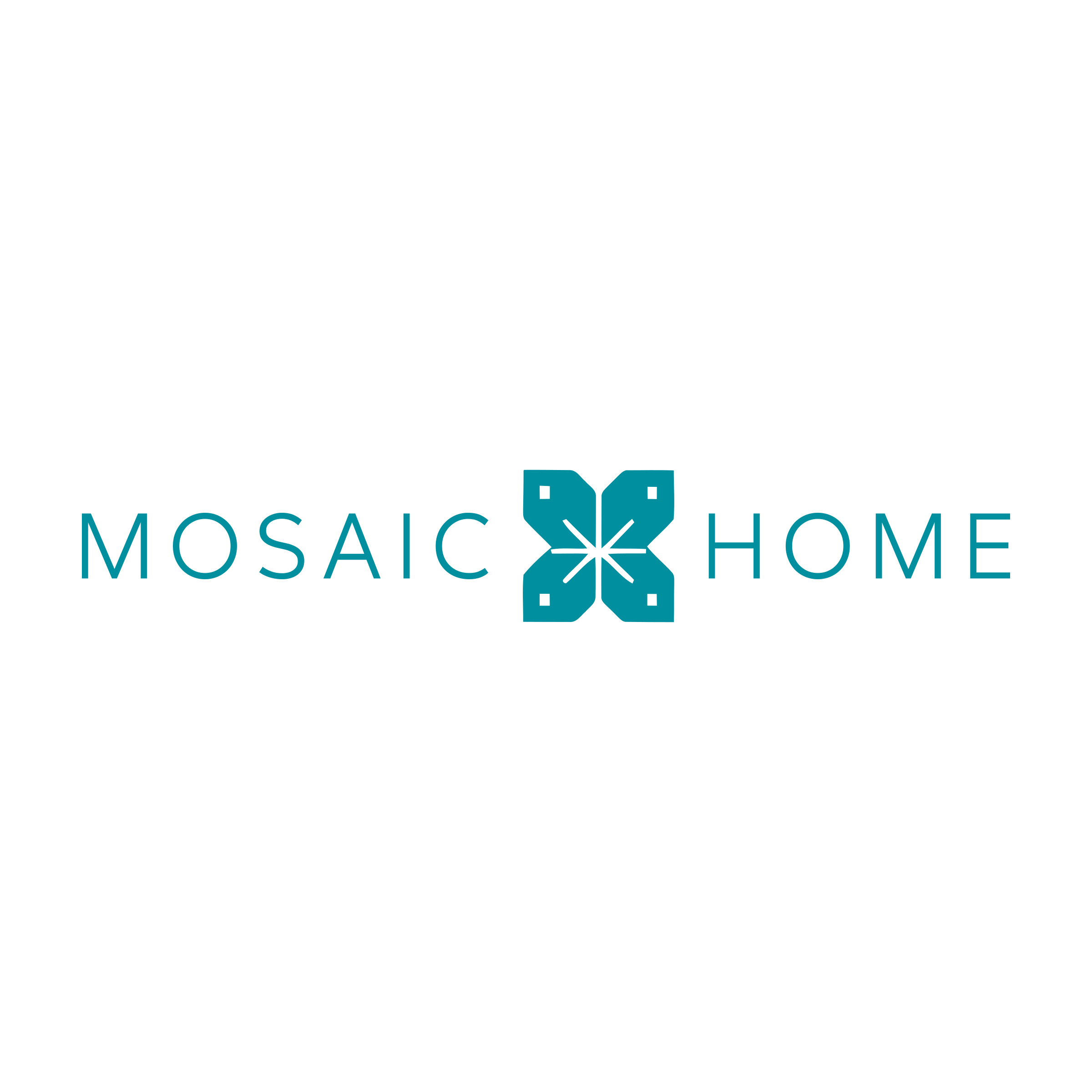 Логотип компании «mosaic home»