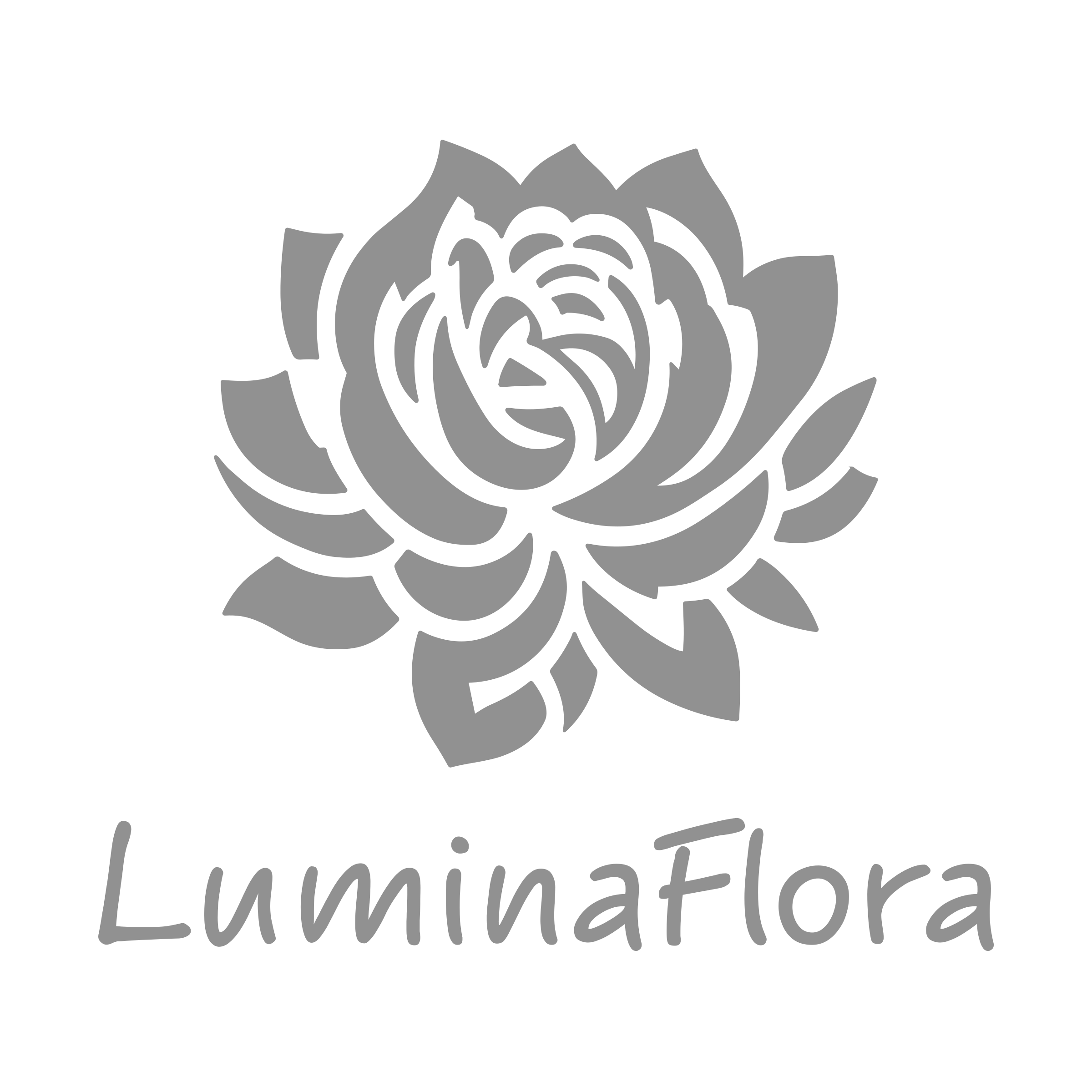 Логотип компании «LuminaFlora»