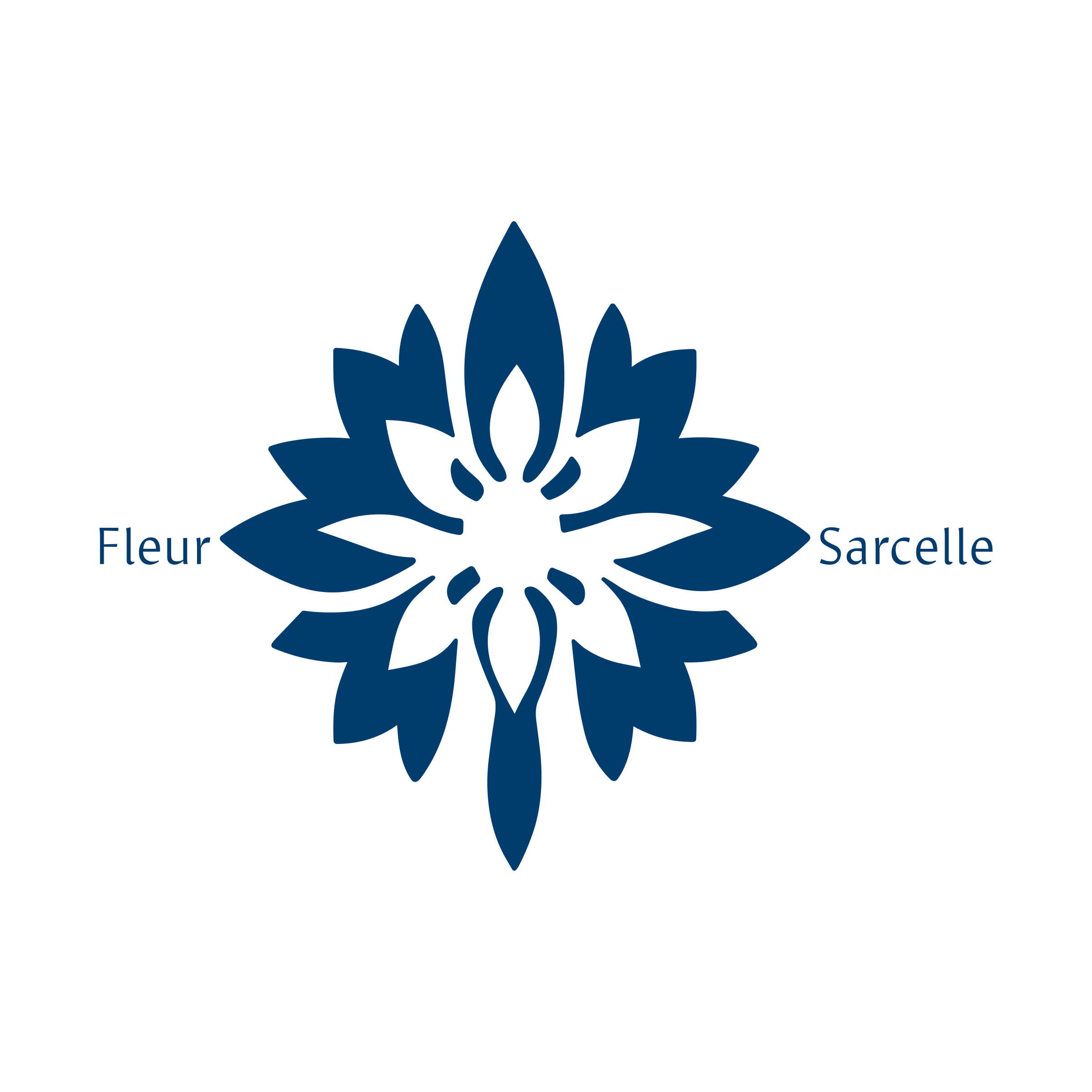 Логотип компании «Fleur Sarcelle»