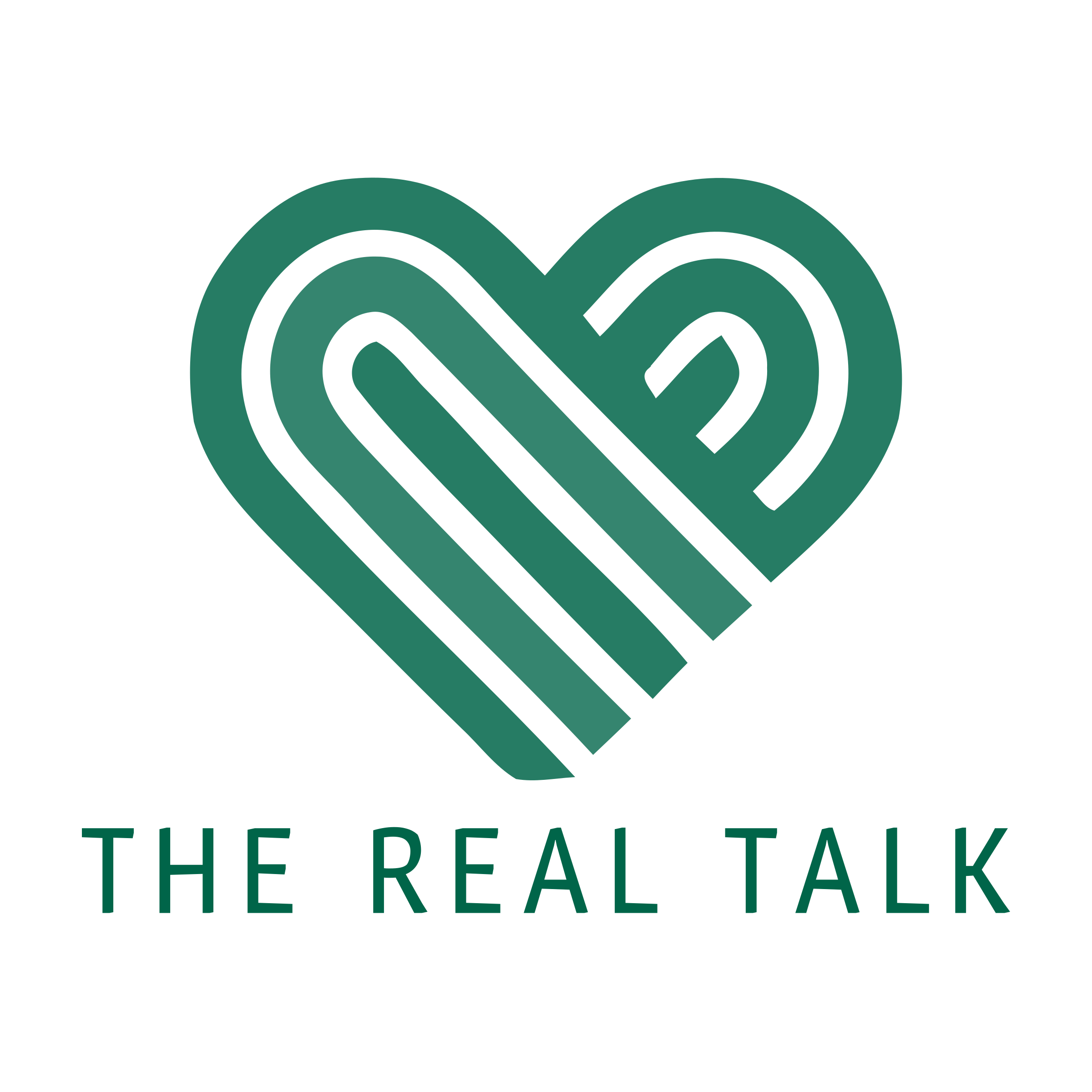 Логотип компании «the real talk»