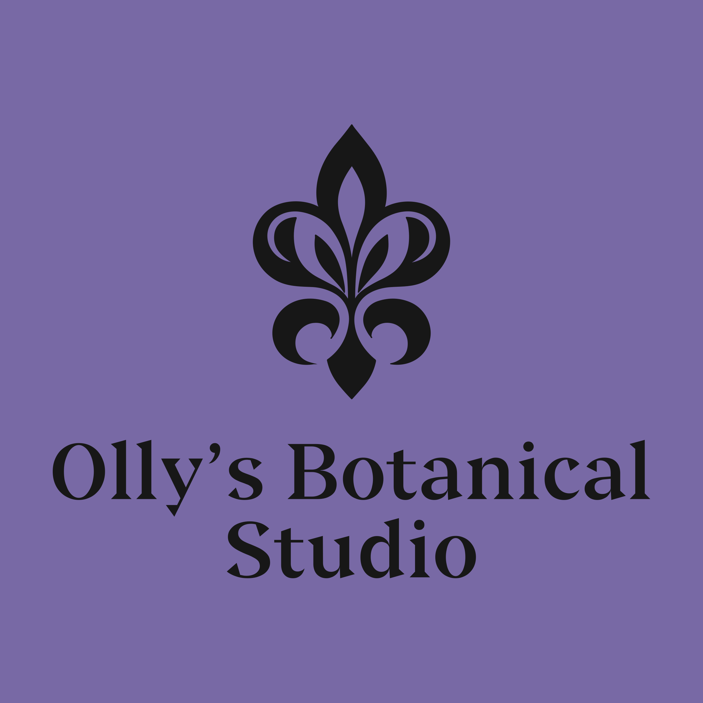 Логотип компании «Olly’s Botanical Studio»