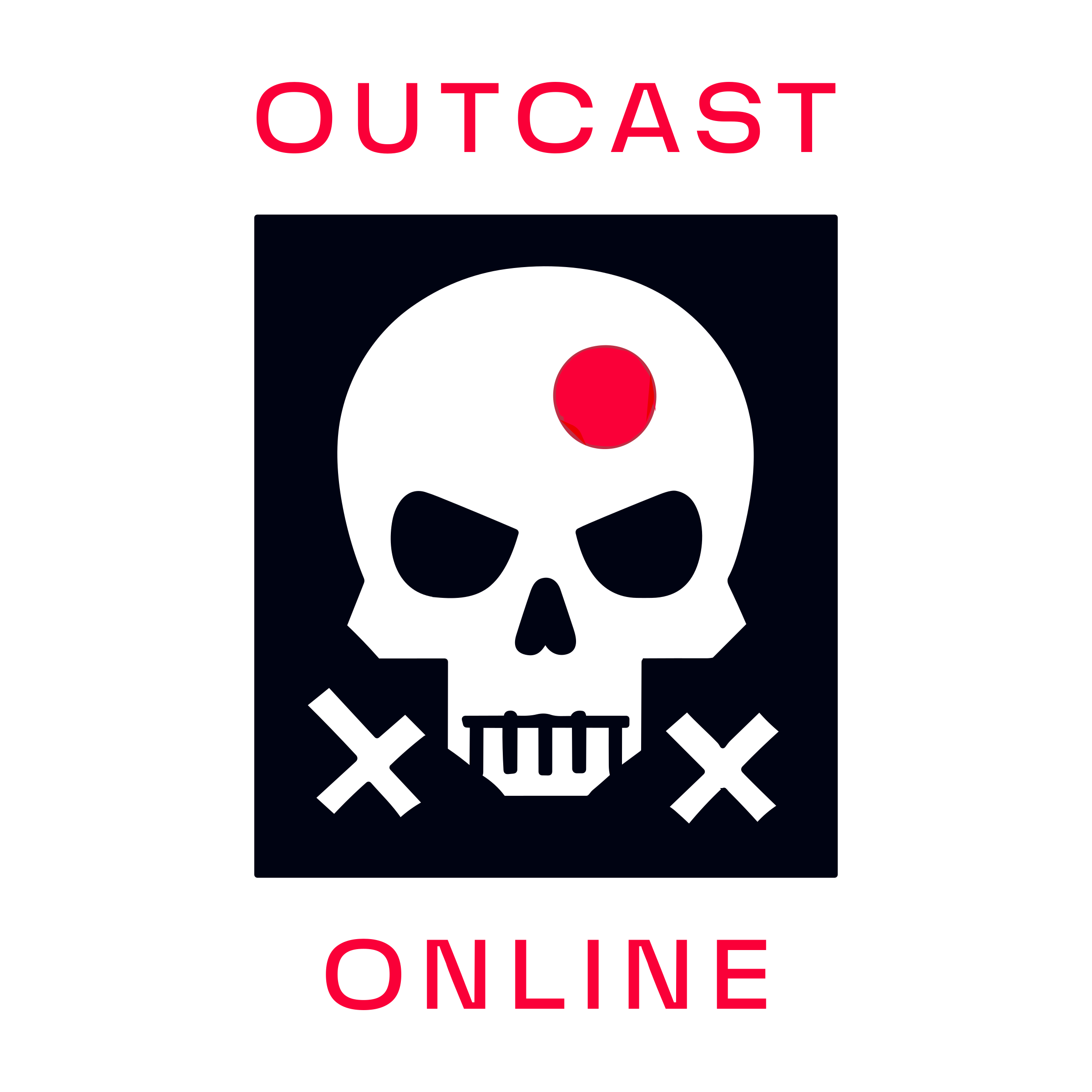 Логотип компании «OUTCAST ONLINE»