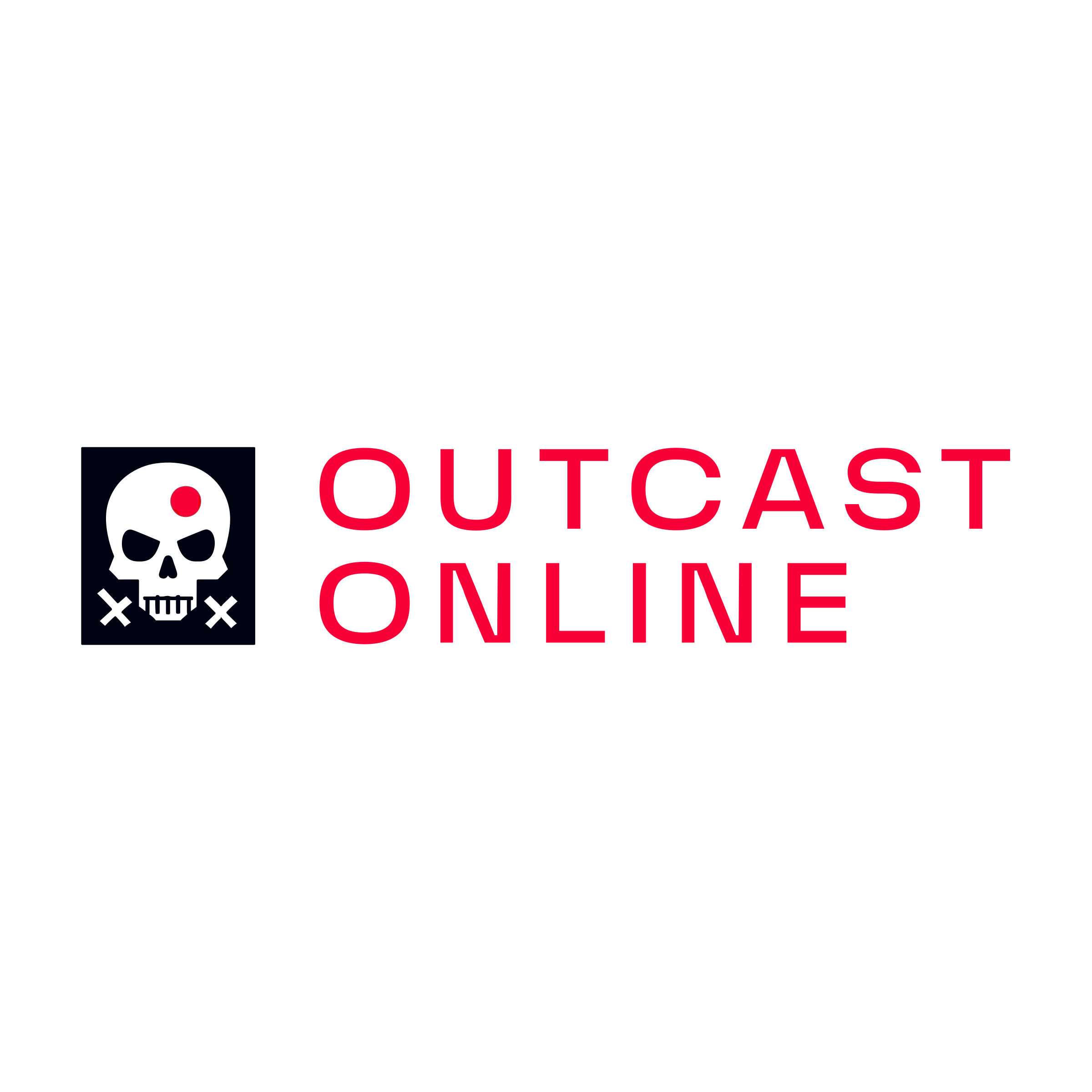 Логотип компании «OUTCAST ONLINE»