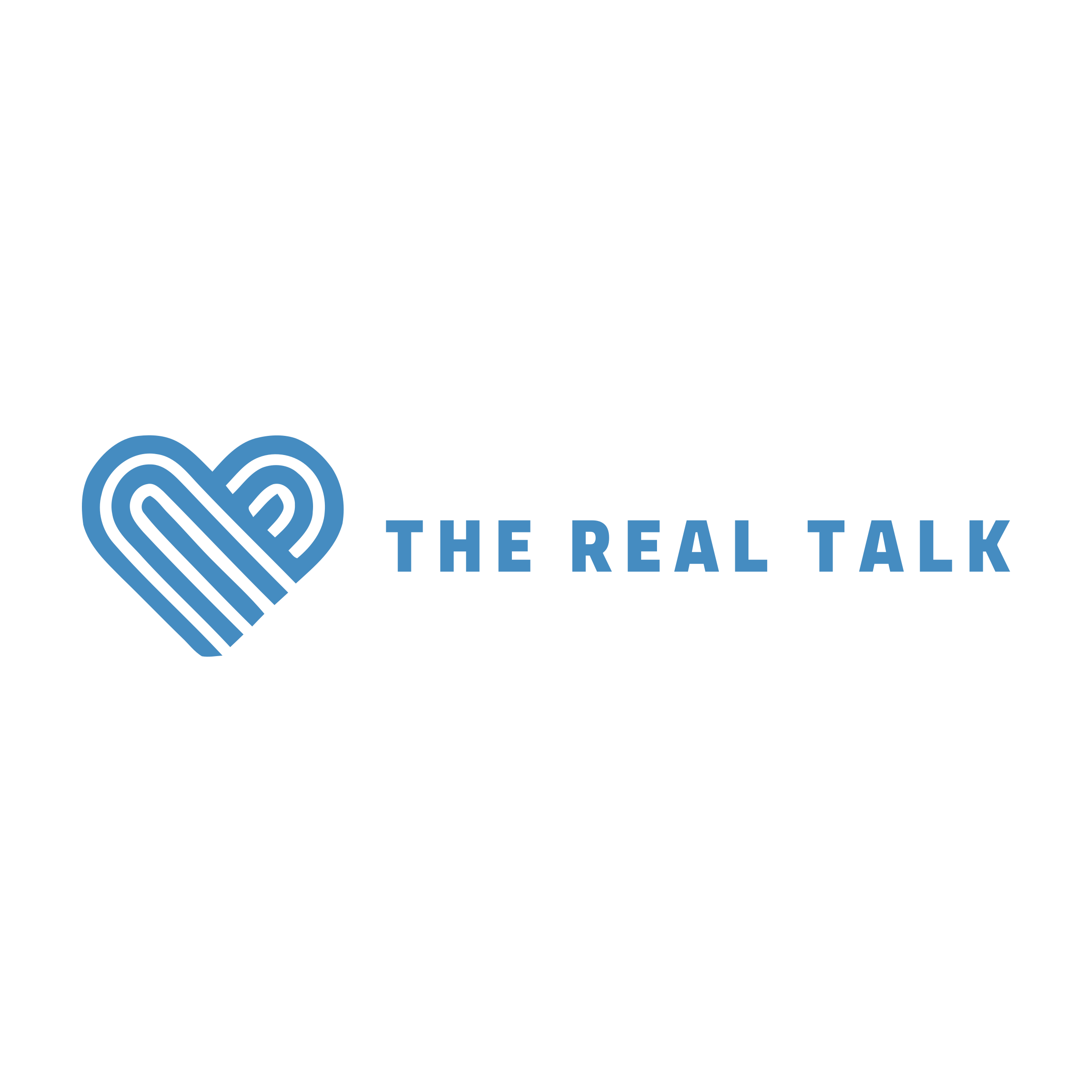 Логотип компании «the real talk»