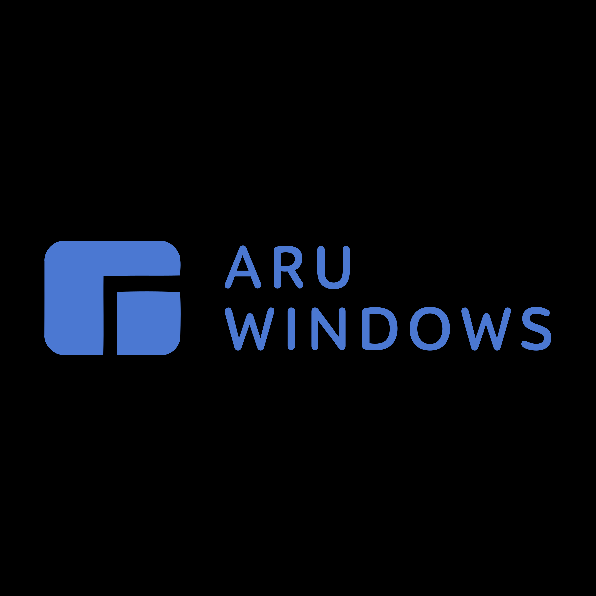 Логотип компании «Aru Windows»