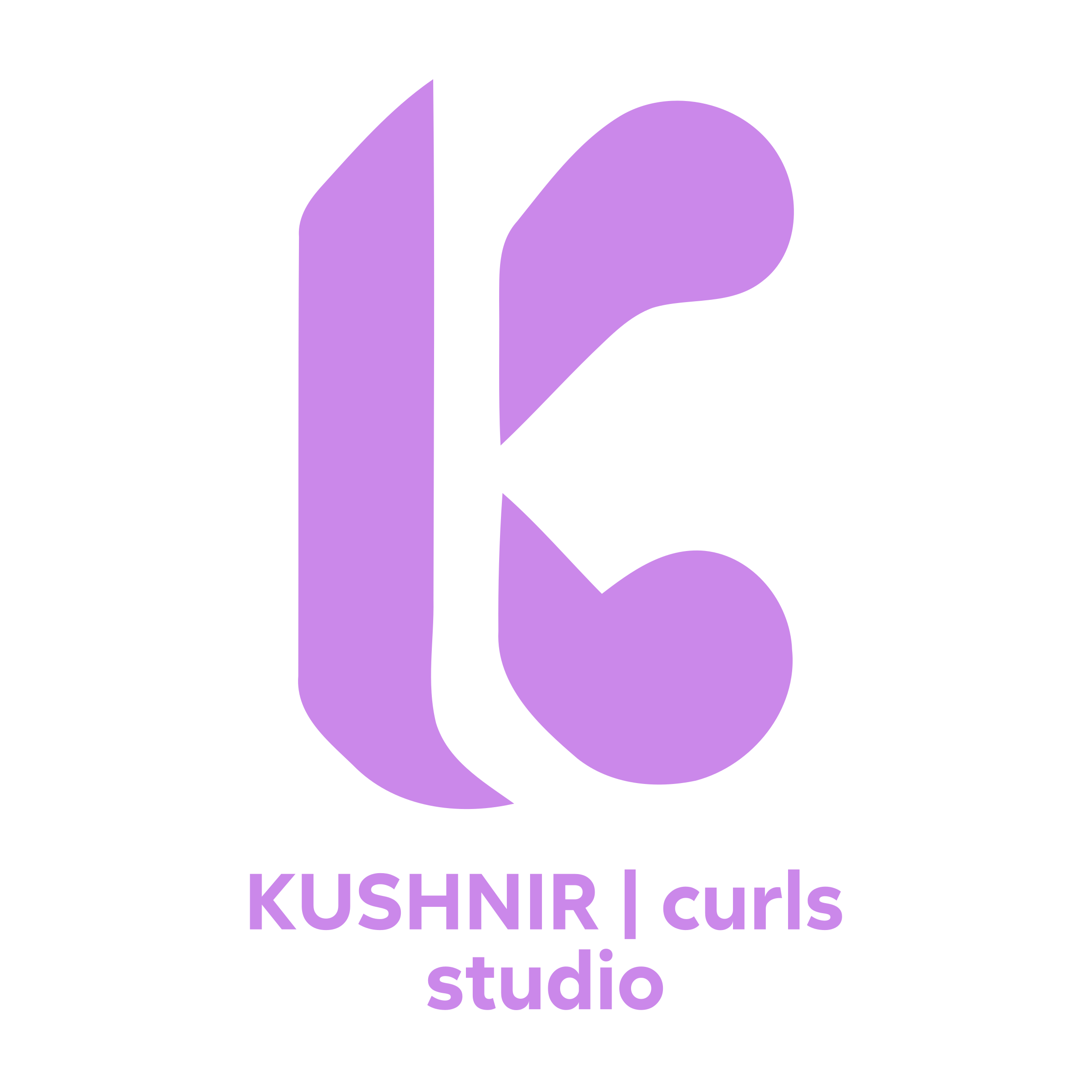 Логотип компании «KUSHNIR | curls studio»