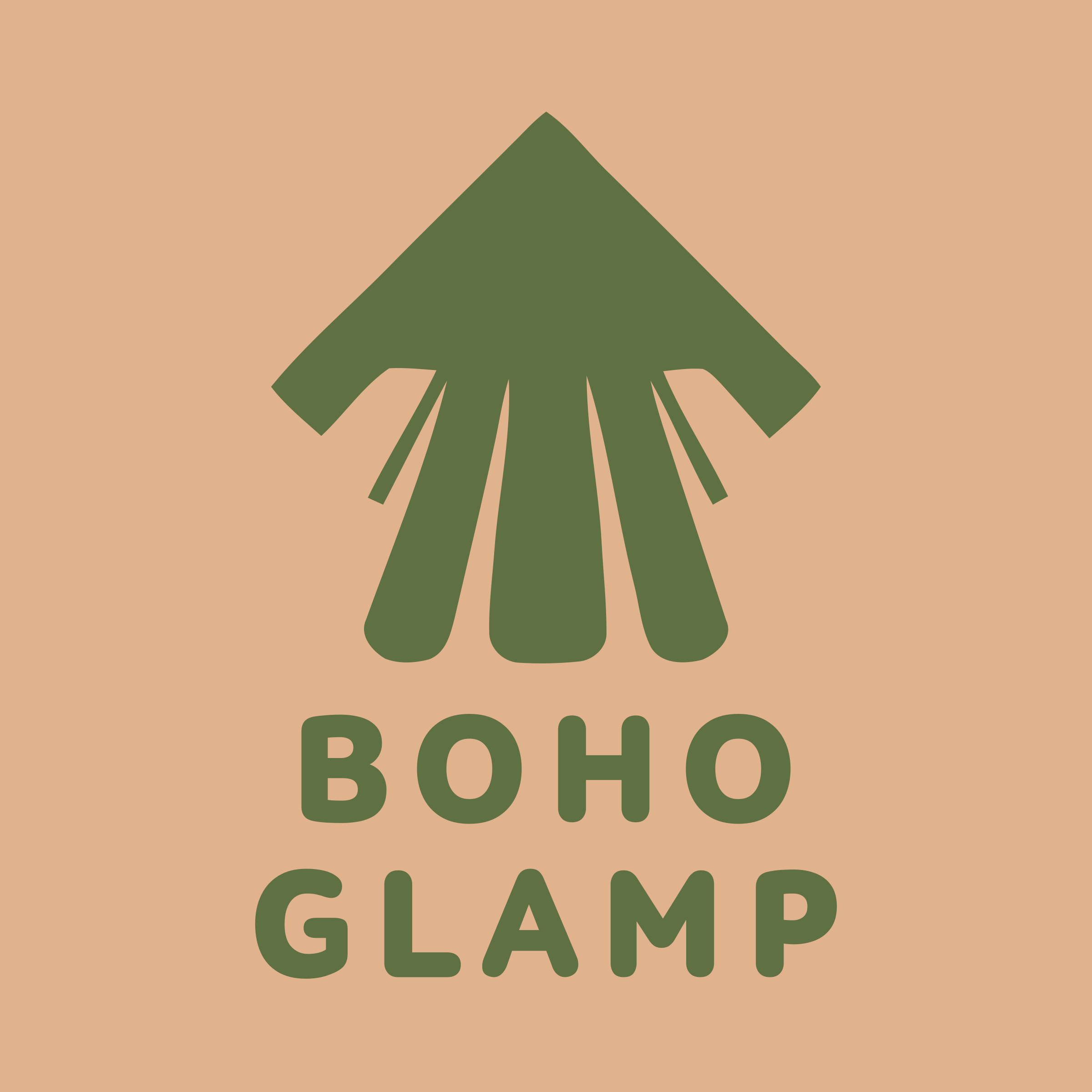 Логотип компании «BOHO GLAMP»