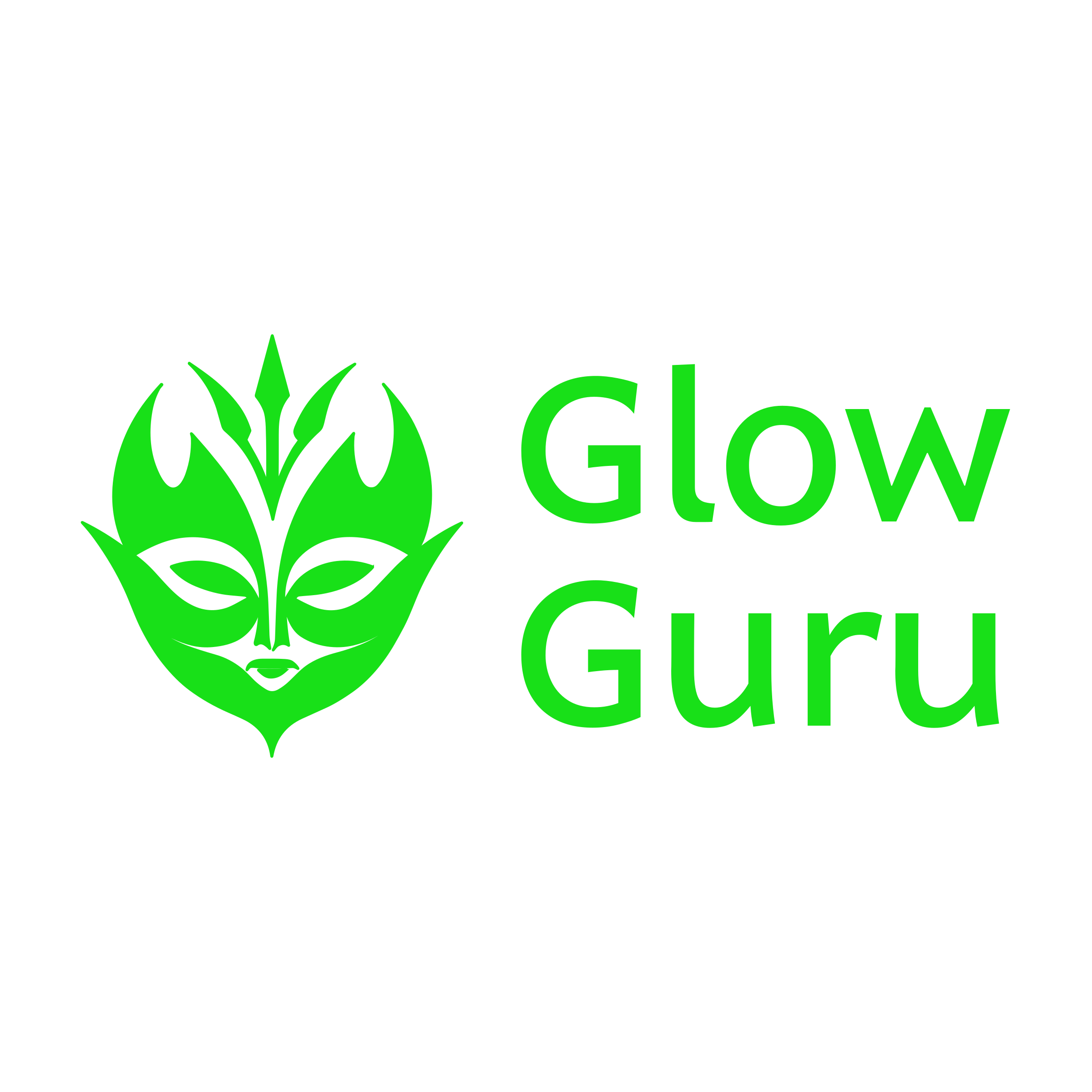 Логотип компании «Glow Guru»