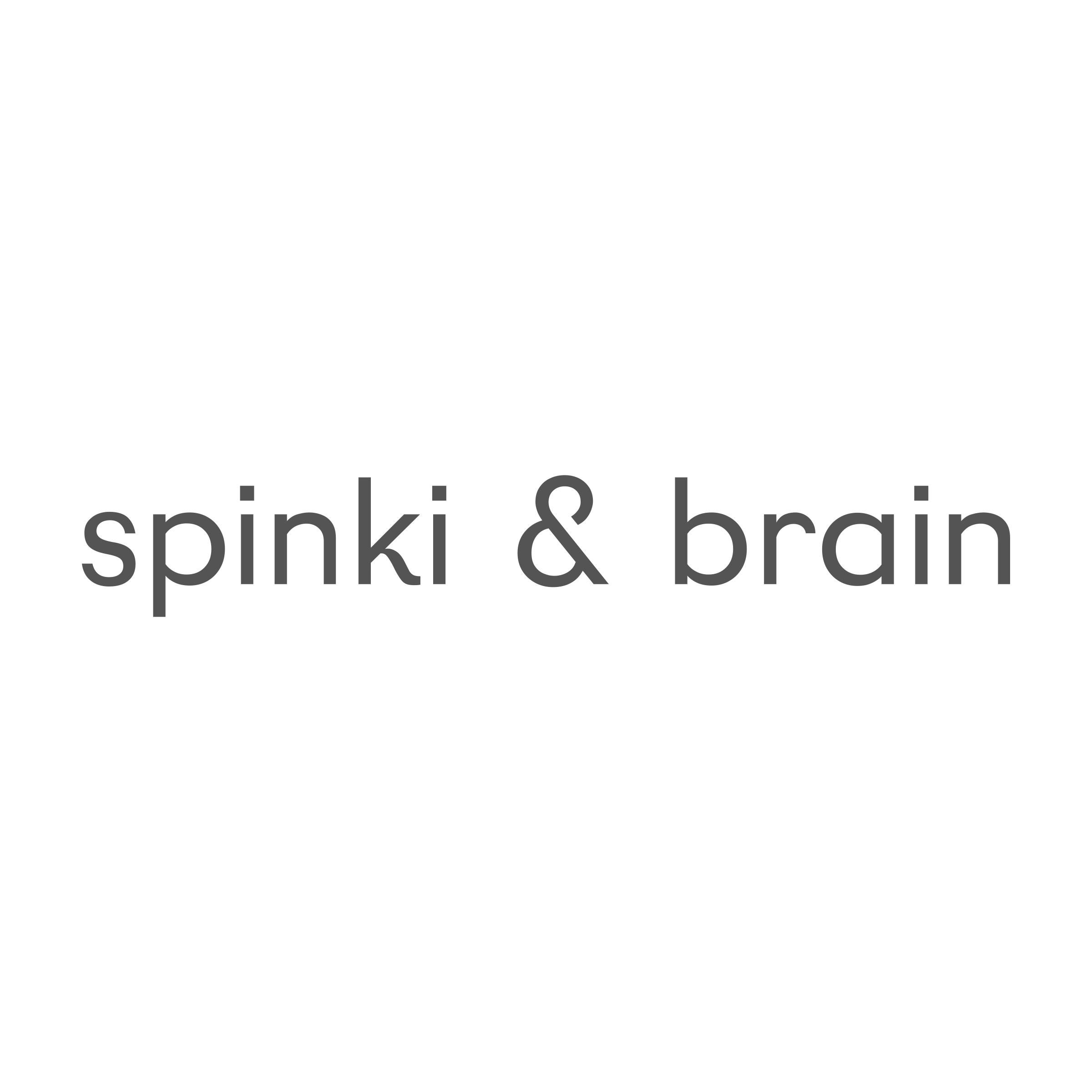 Логотип компании «spinki & brain»