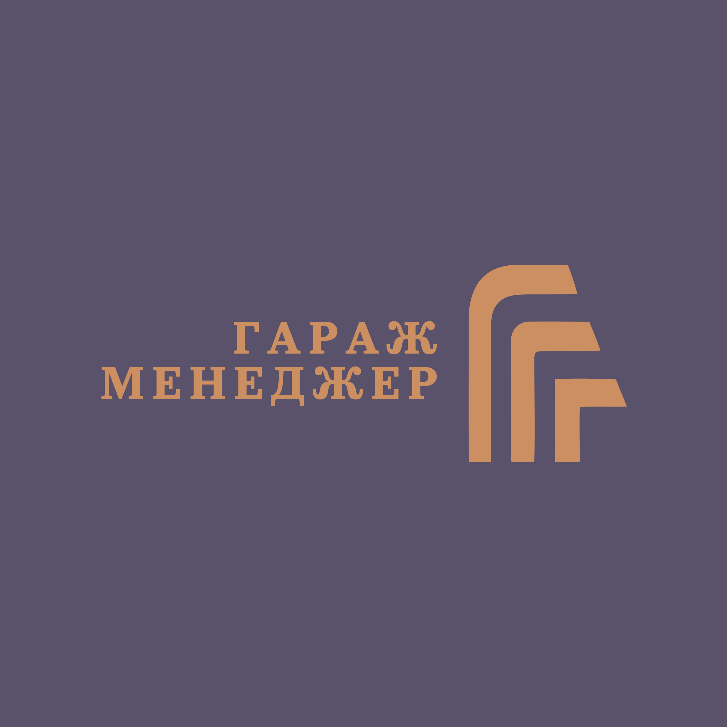 Логотип компании «Гараж Менеджер»