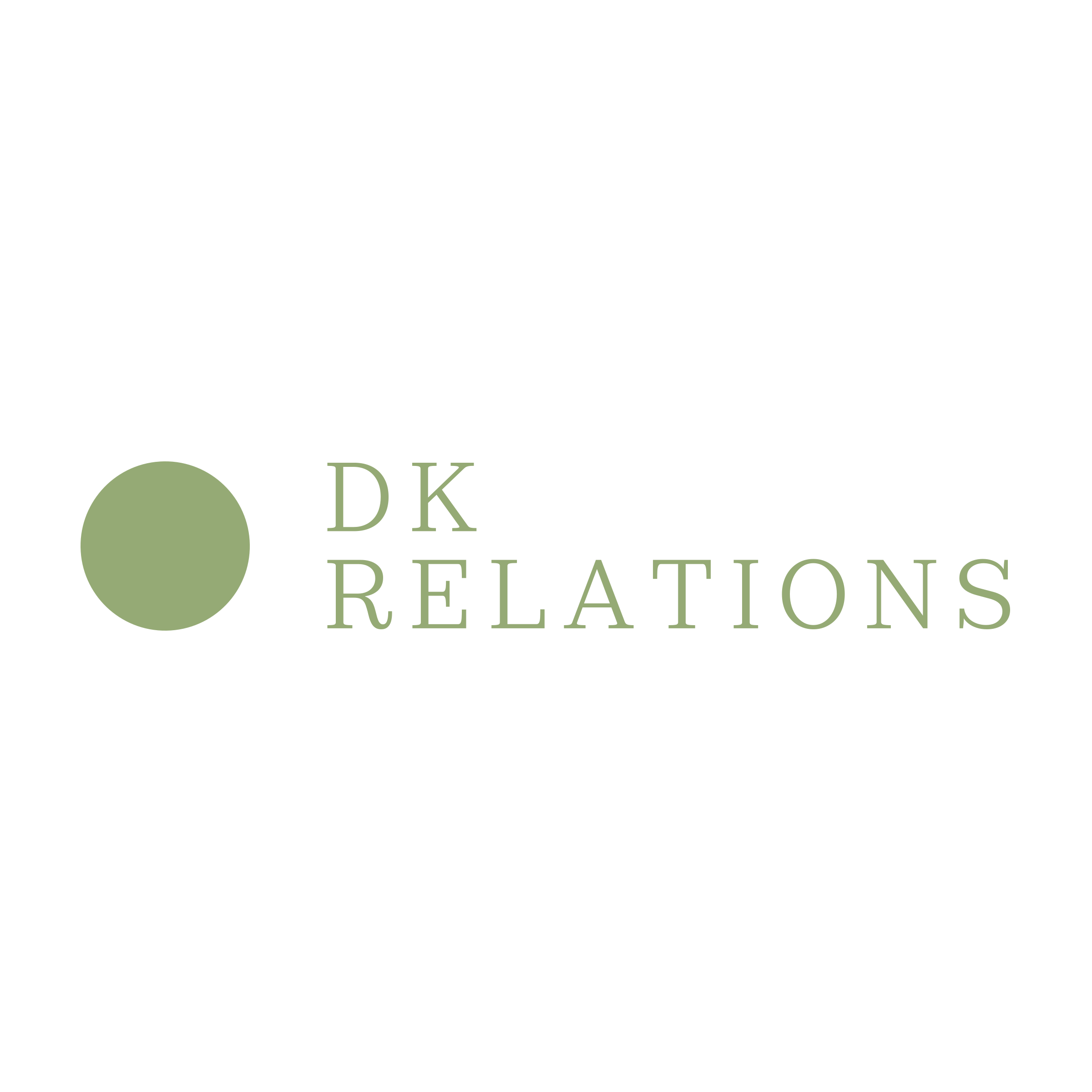 Логотип компании «DK Relations»