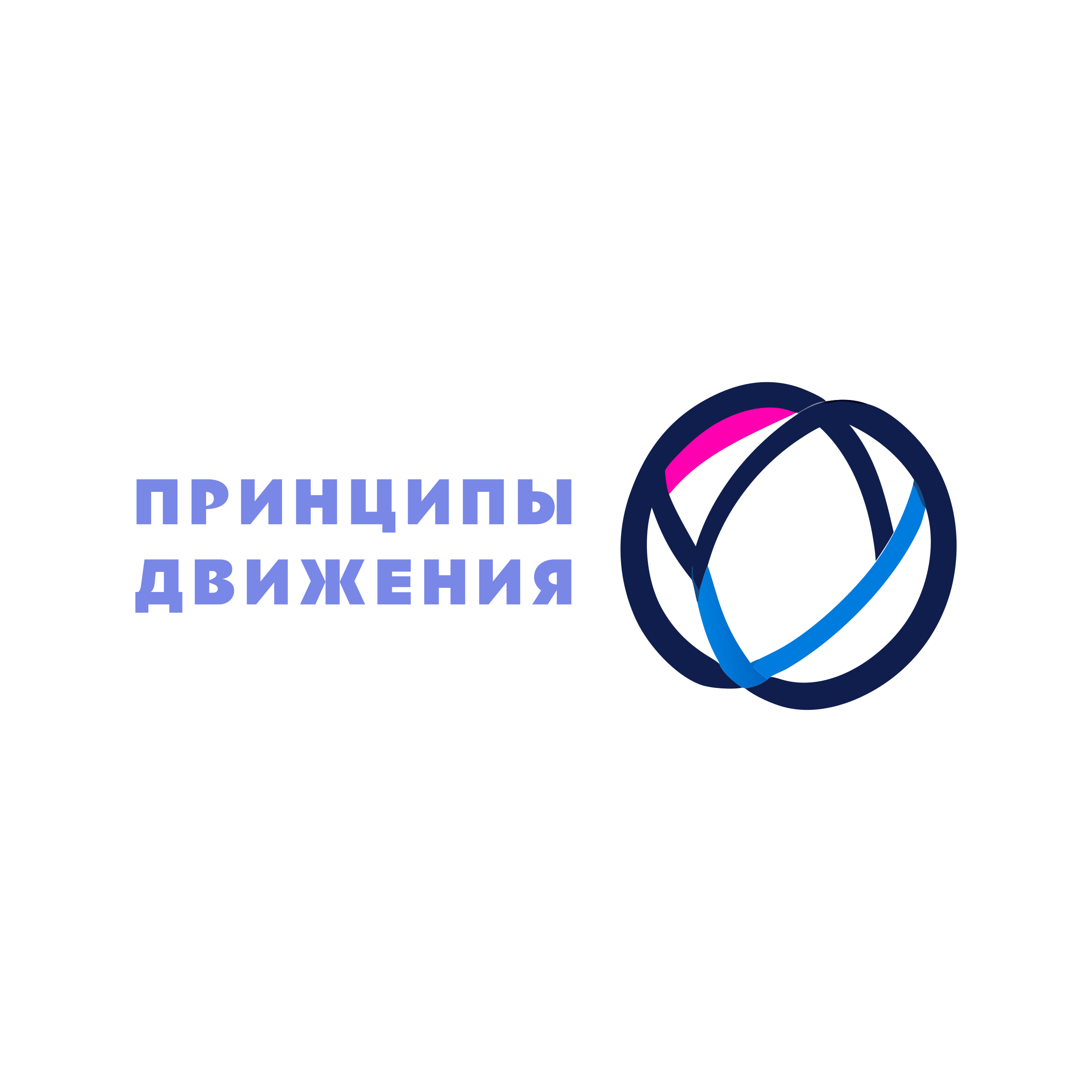 Логотип компании «Принципы движения»