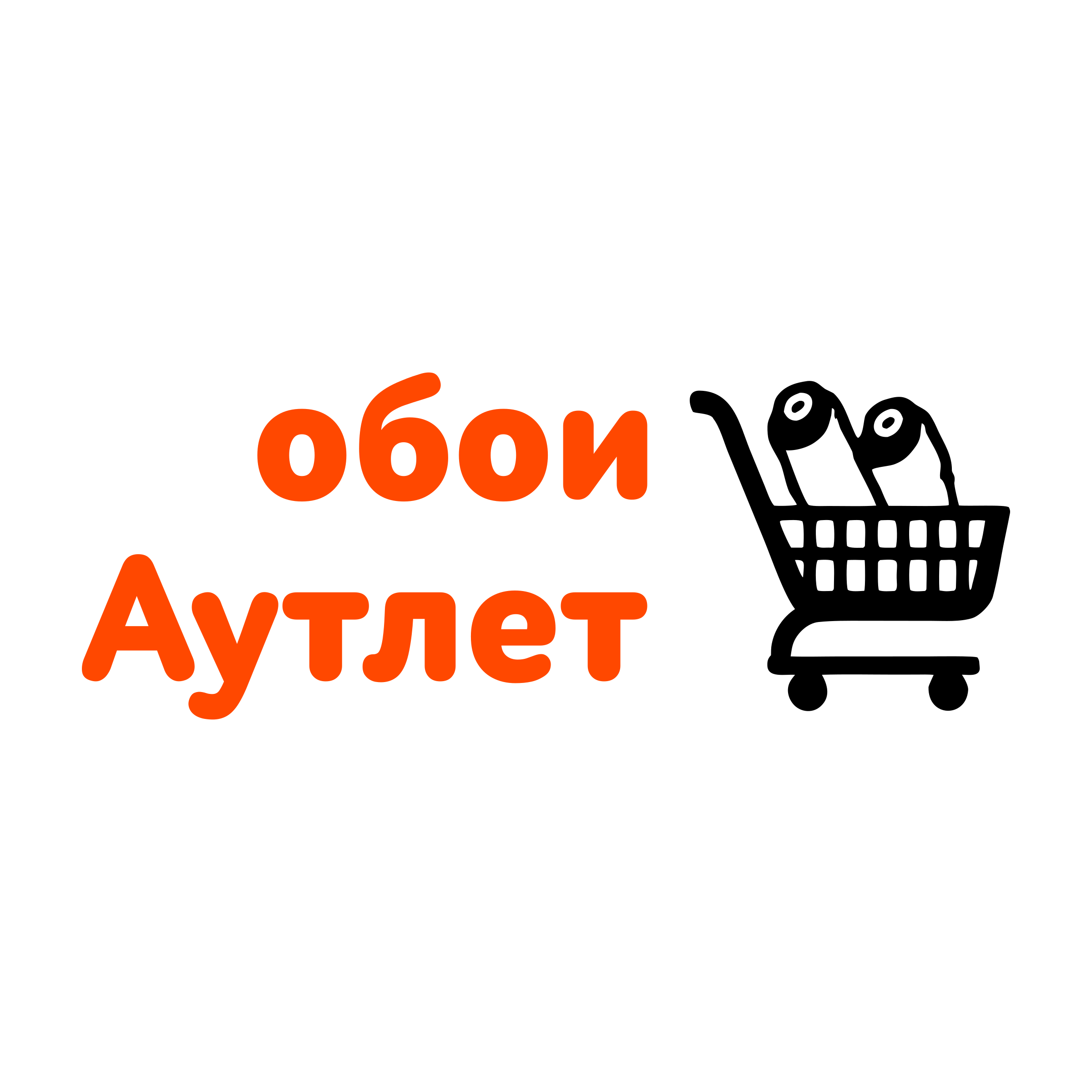 Логотип компании «обои Аутлет»