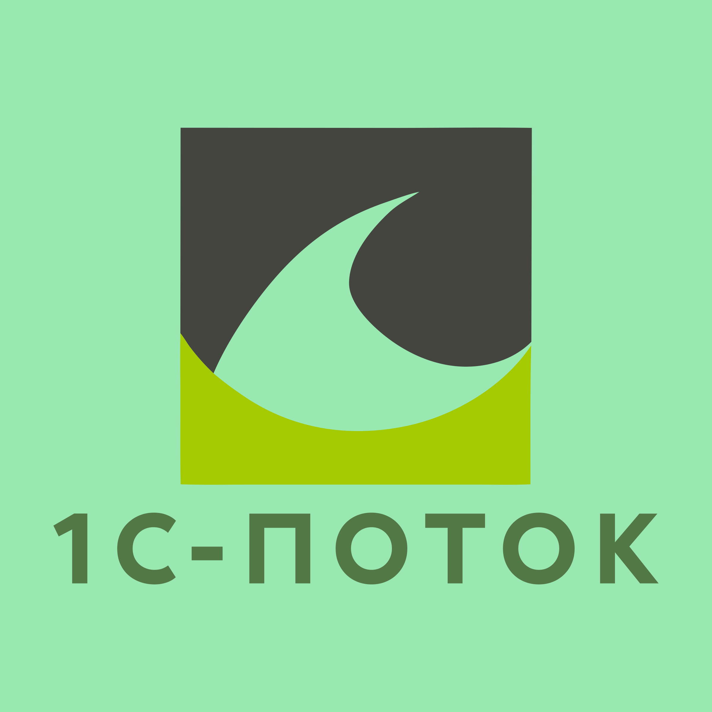 Логотип компании «1С-Поток»