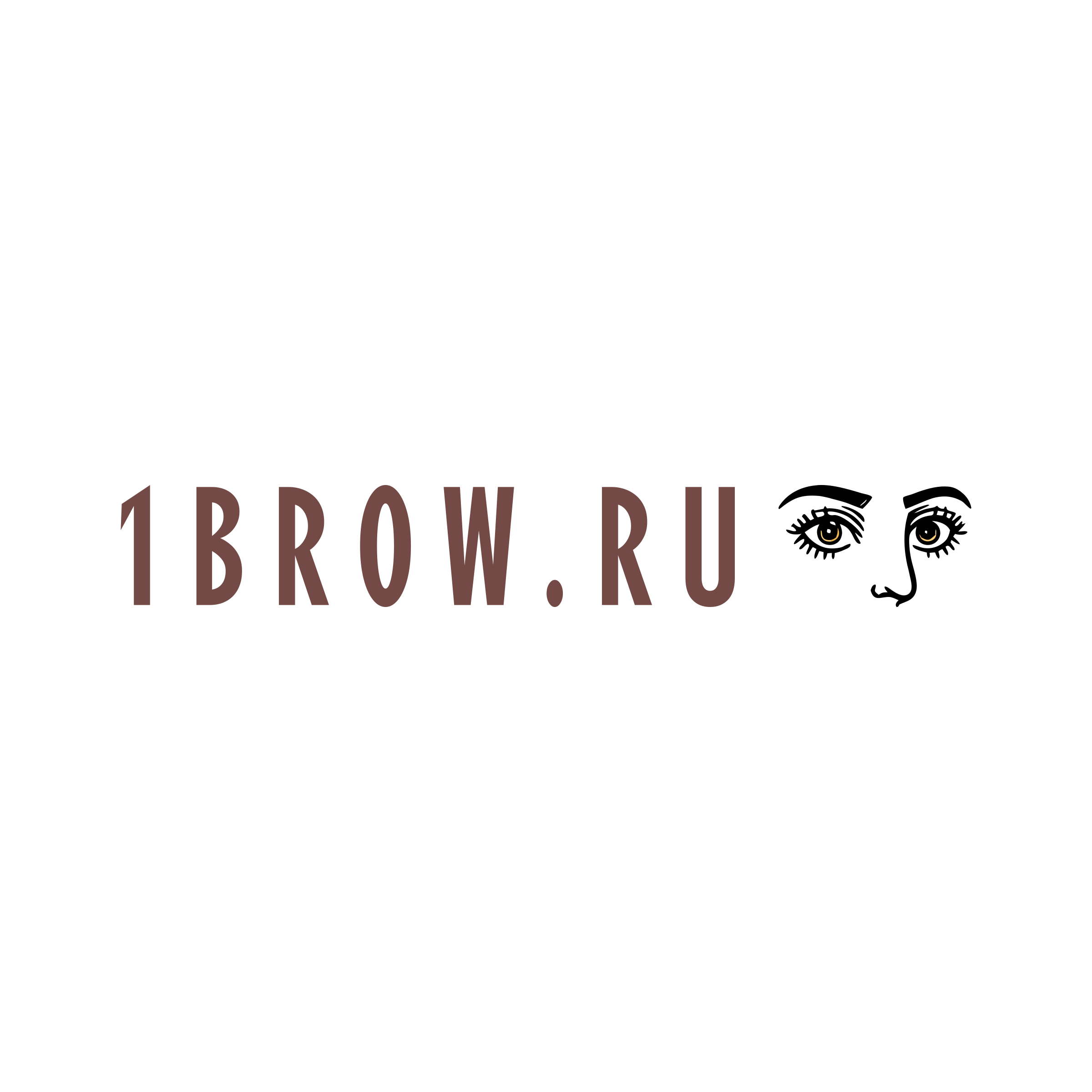 Логотип компании «1brow.ru»
