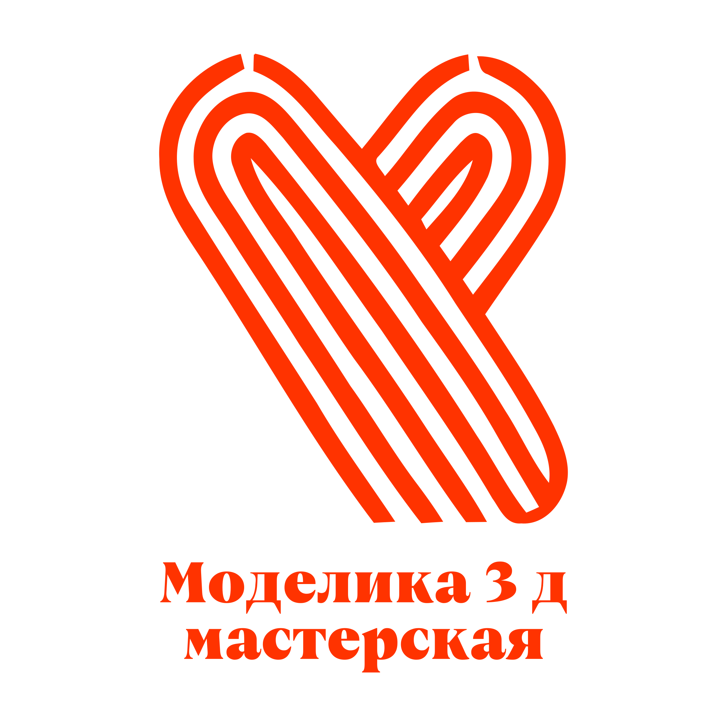 Логотип компании «Моделика 3 д мастерская»