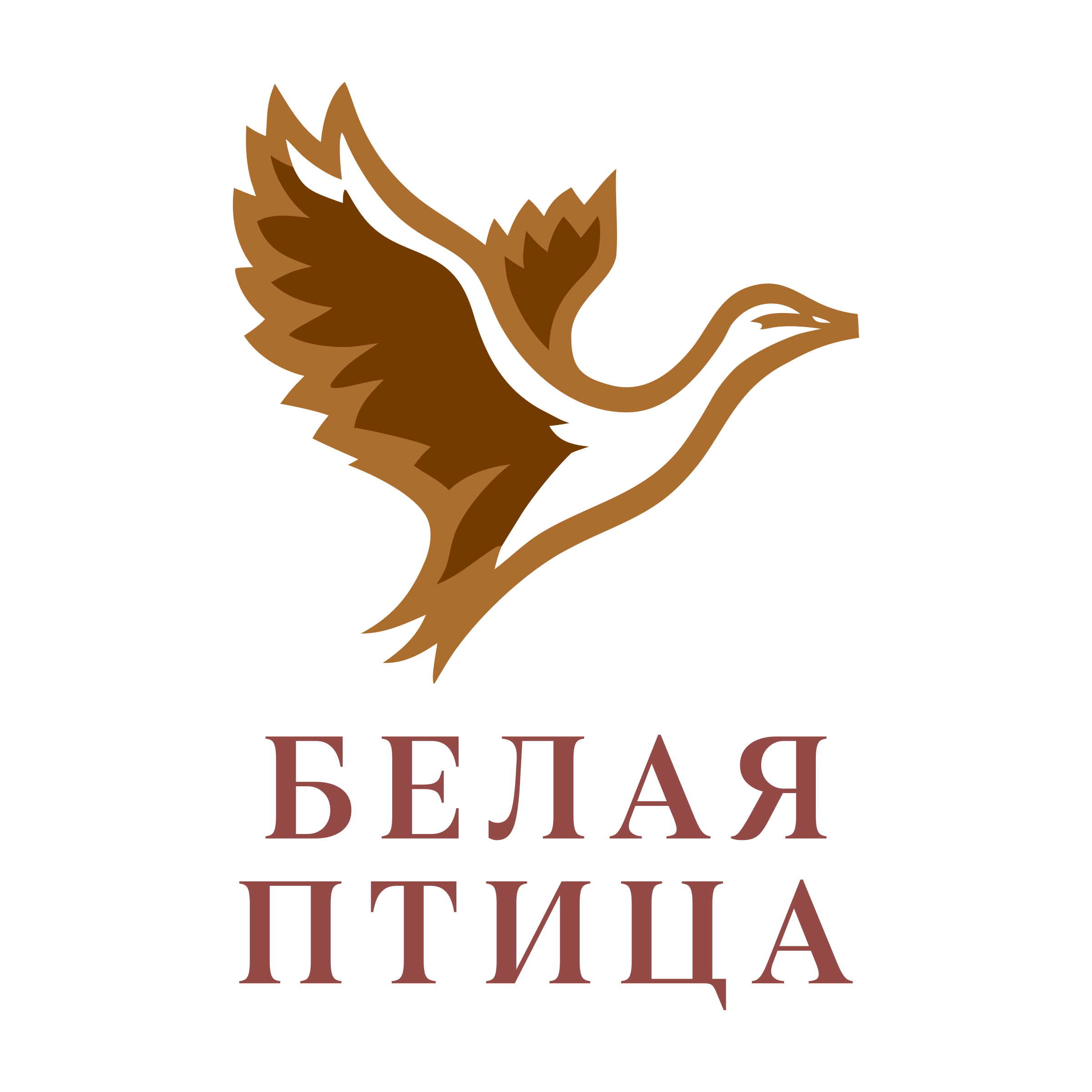 Логотип компании «Белая птица»