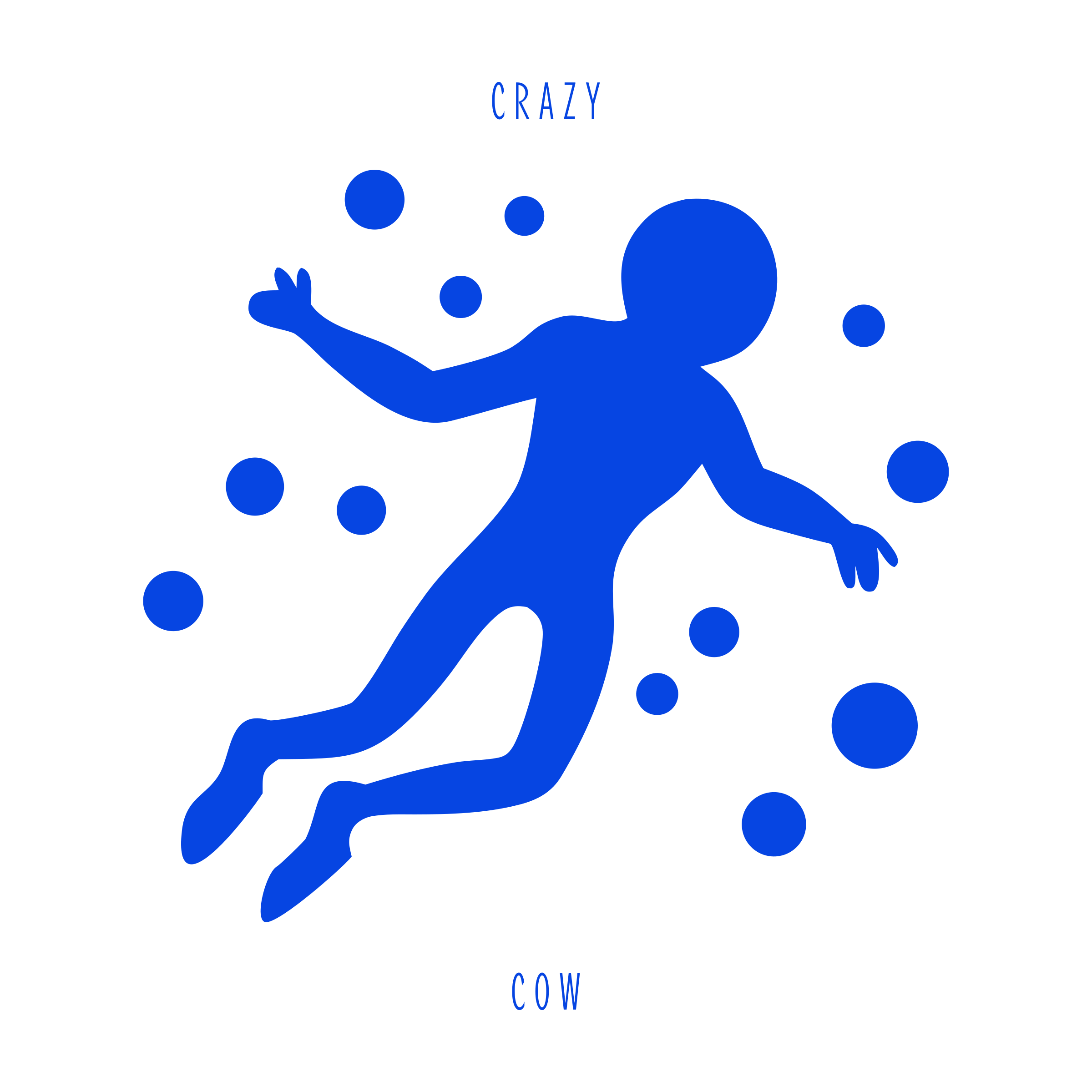 Company logo «crazy cow»