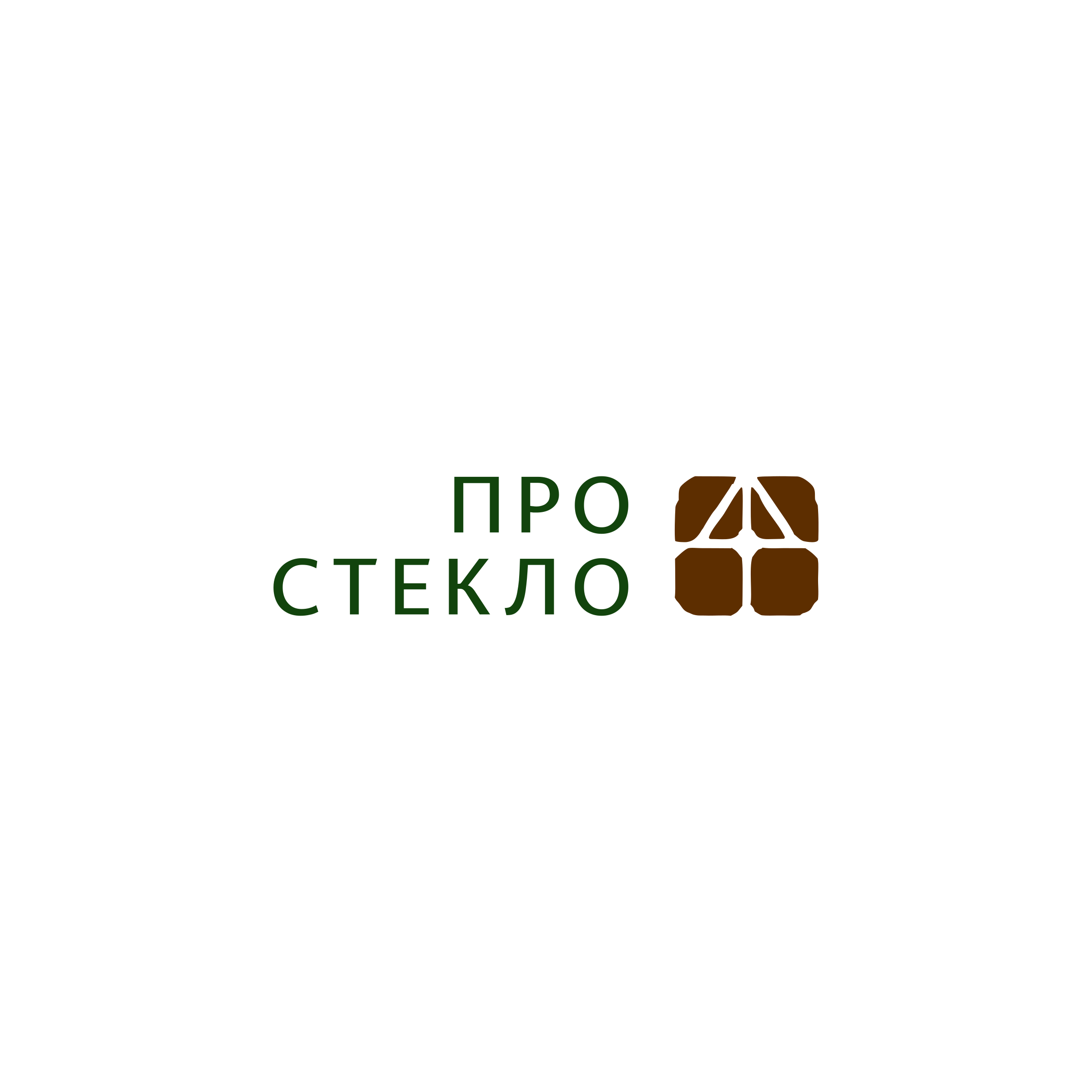 Логотип компании «Про стекло»