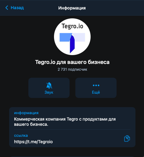 Logo of Tegro.io