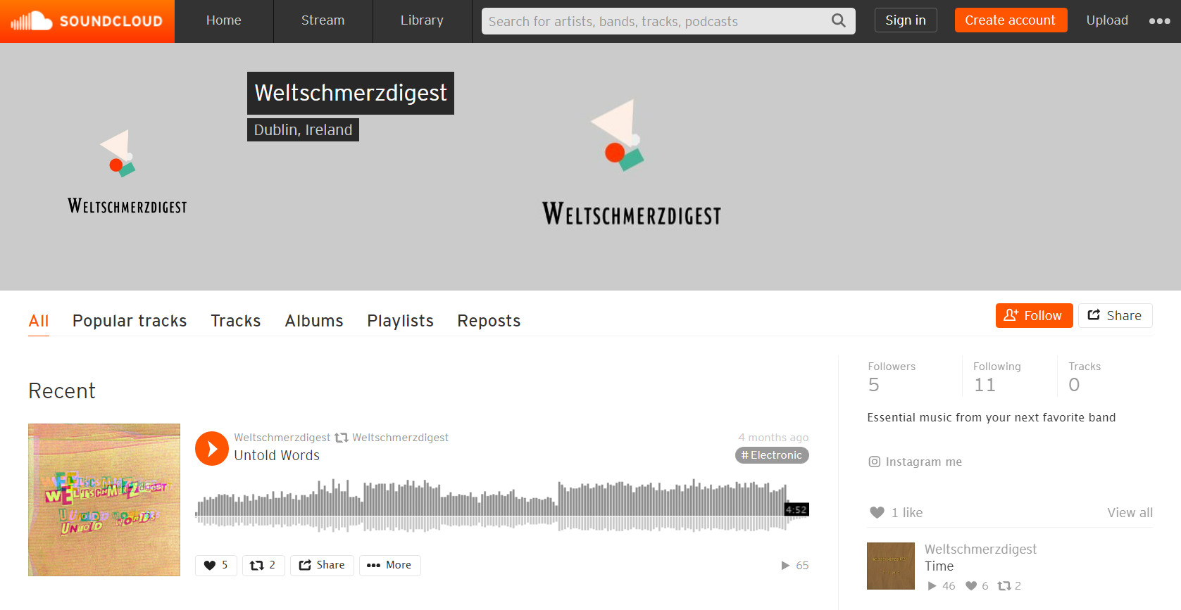 Logo of Weltschmerzdigest
