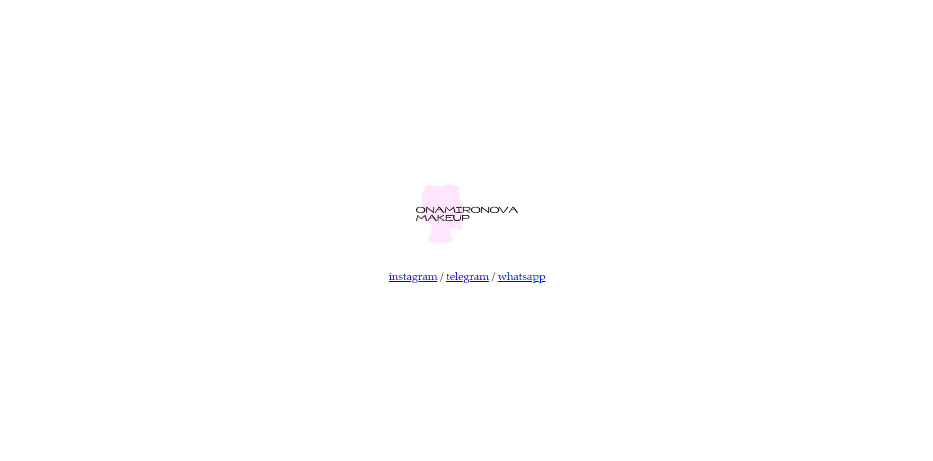 Company logo «Onamironova Makeup» 1